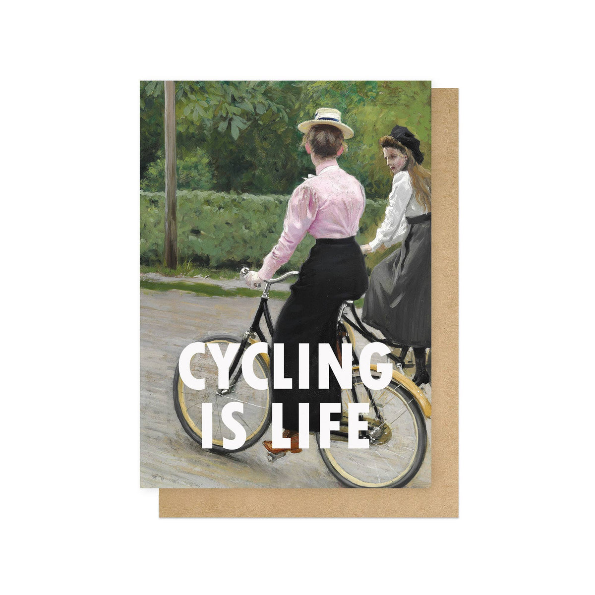 CYCLING IS LIFE | CARD BY EAST END PRINTS