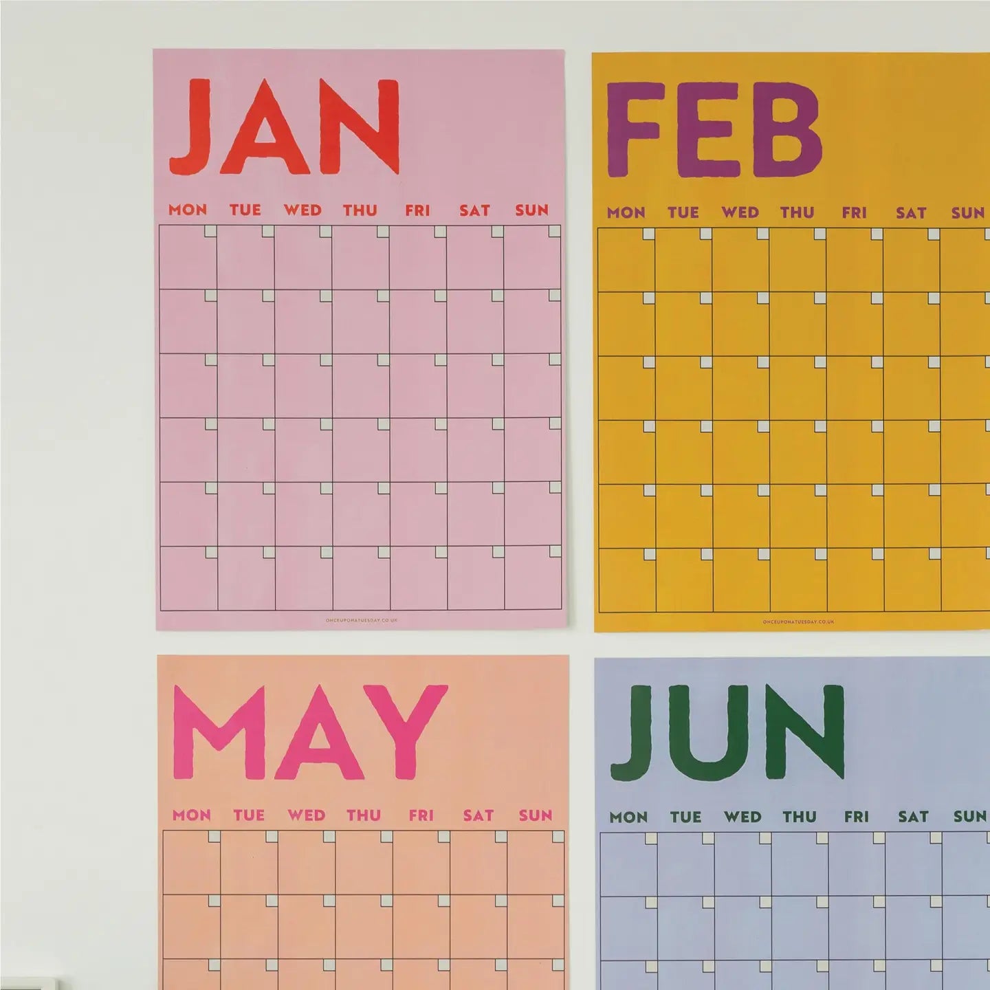 UNDATED A3 WALL PLANNER | BY GOOD TUESDAY