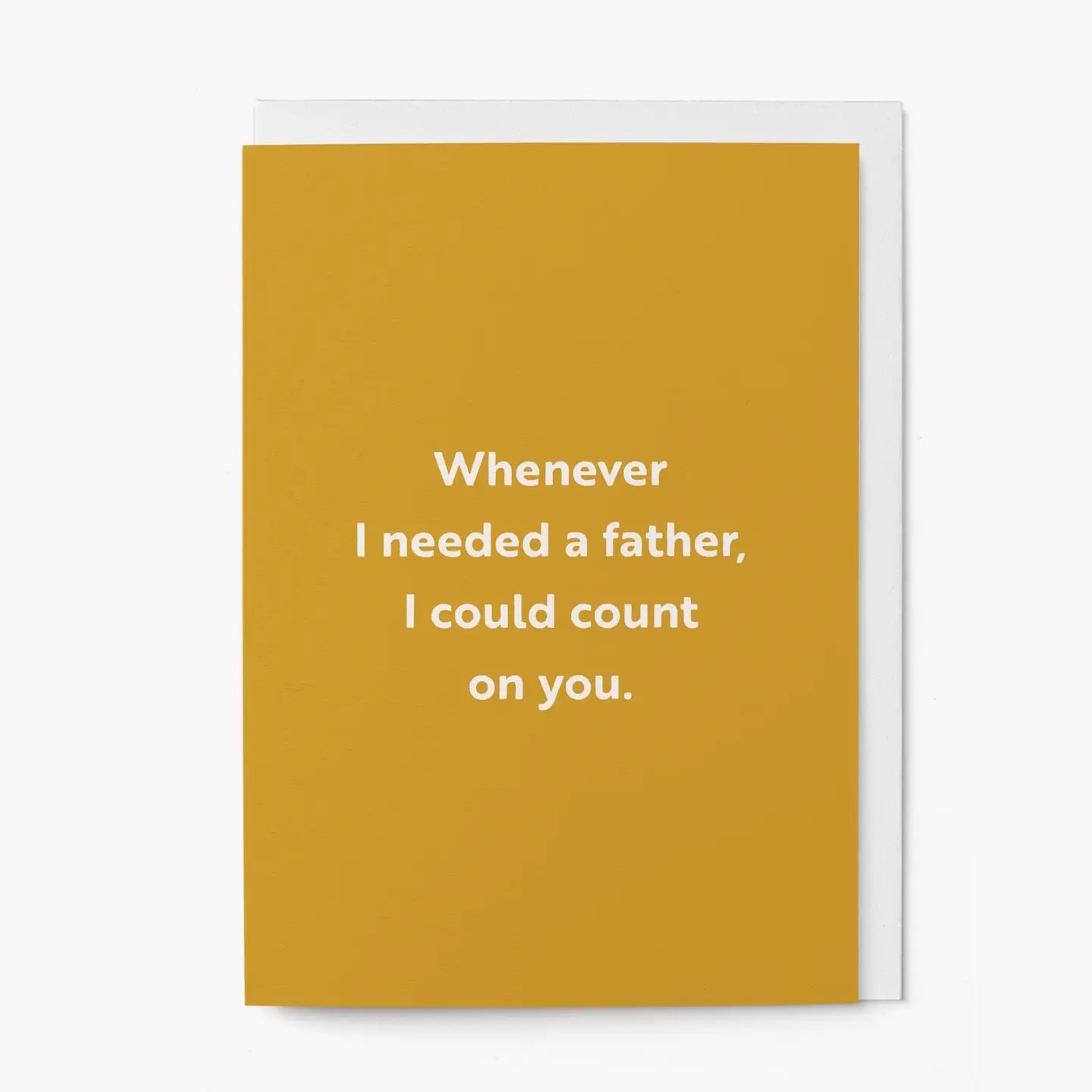 WHENEVER ....COUNT ON YOU | CARD BY GRAPHIC FACTORY - OTHERLETTERS