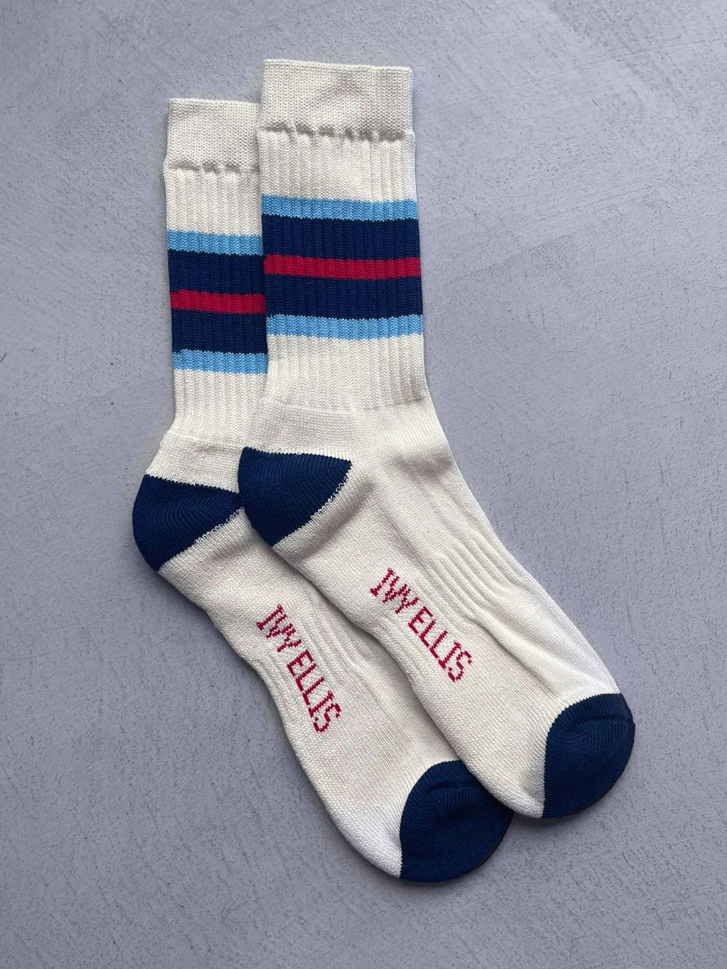 THE CARLOS MENS CREW LENGHT SOCKS BY IVY ELLIS - OTHERLETTERS