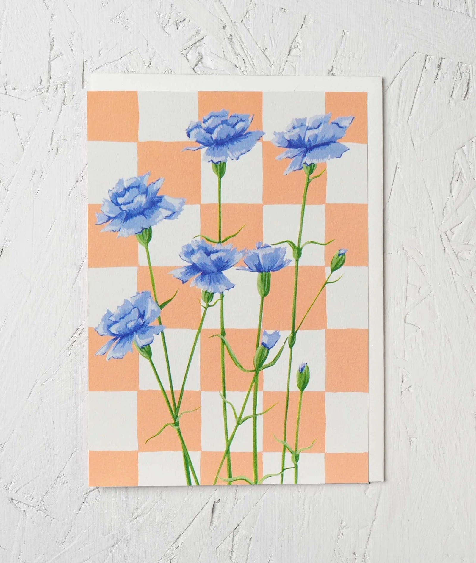 CARNATIONS | CARD. BY STENGUN DRAWINGS - OTHERLETTERS