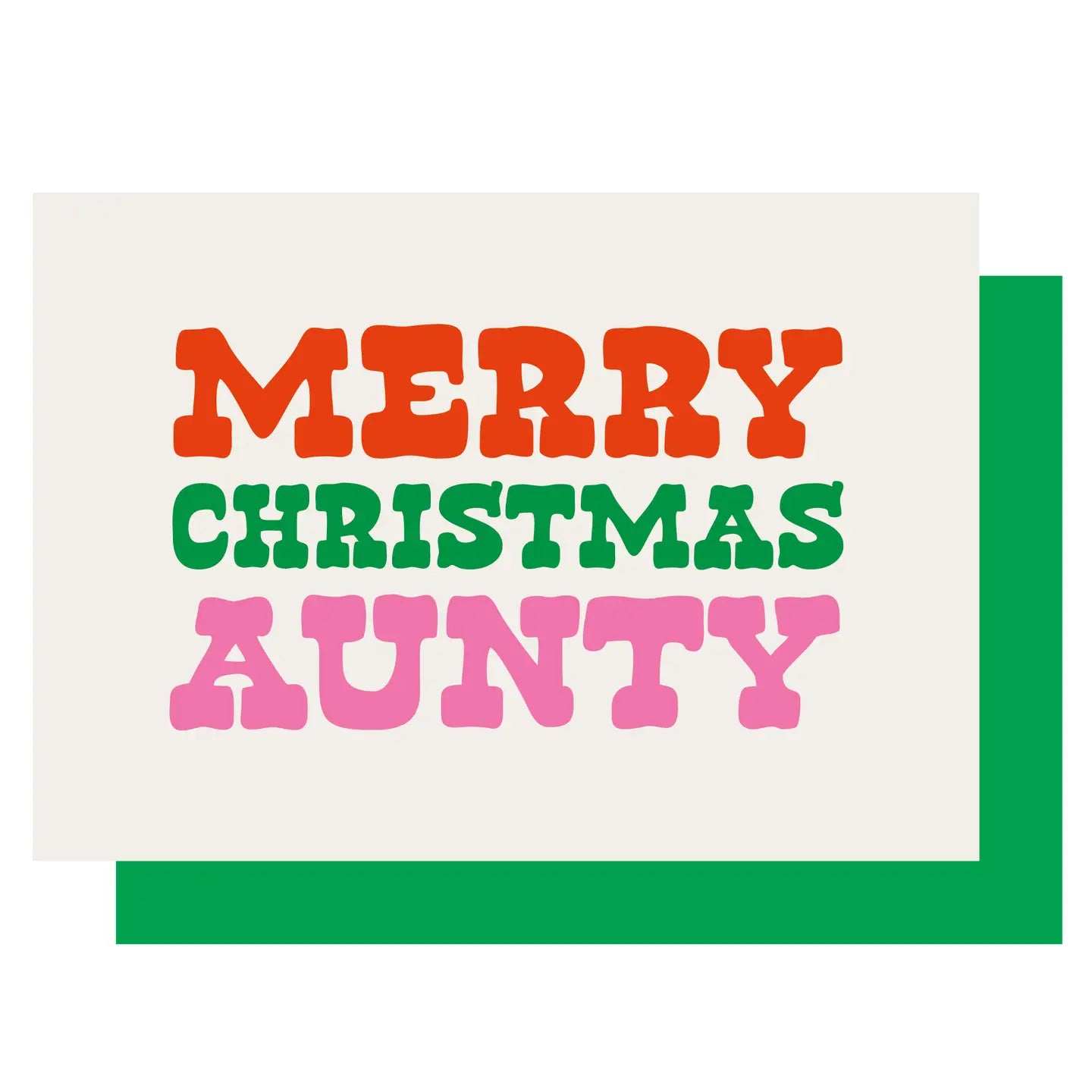 MERRY CHRISTMAS AUNTY | CARD BY LUCKY INK - OTHERLETTERS