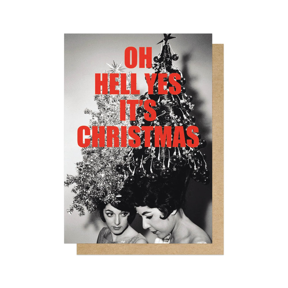 HELL YES IT'S CHRISTMAS | CARD BY EAST END PRINTS
