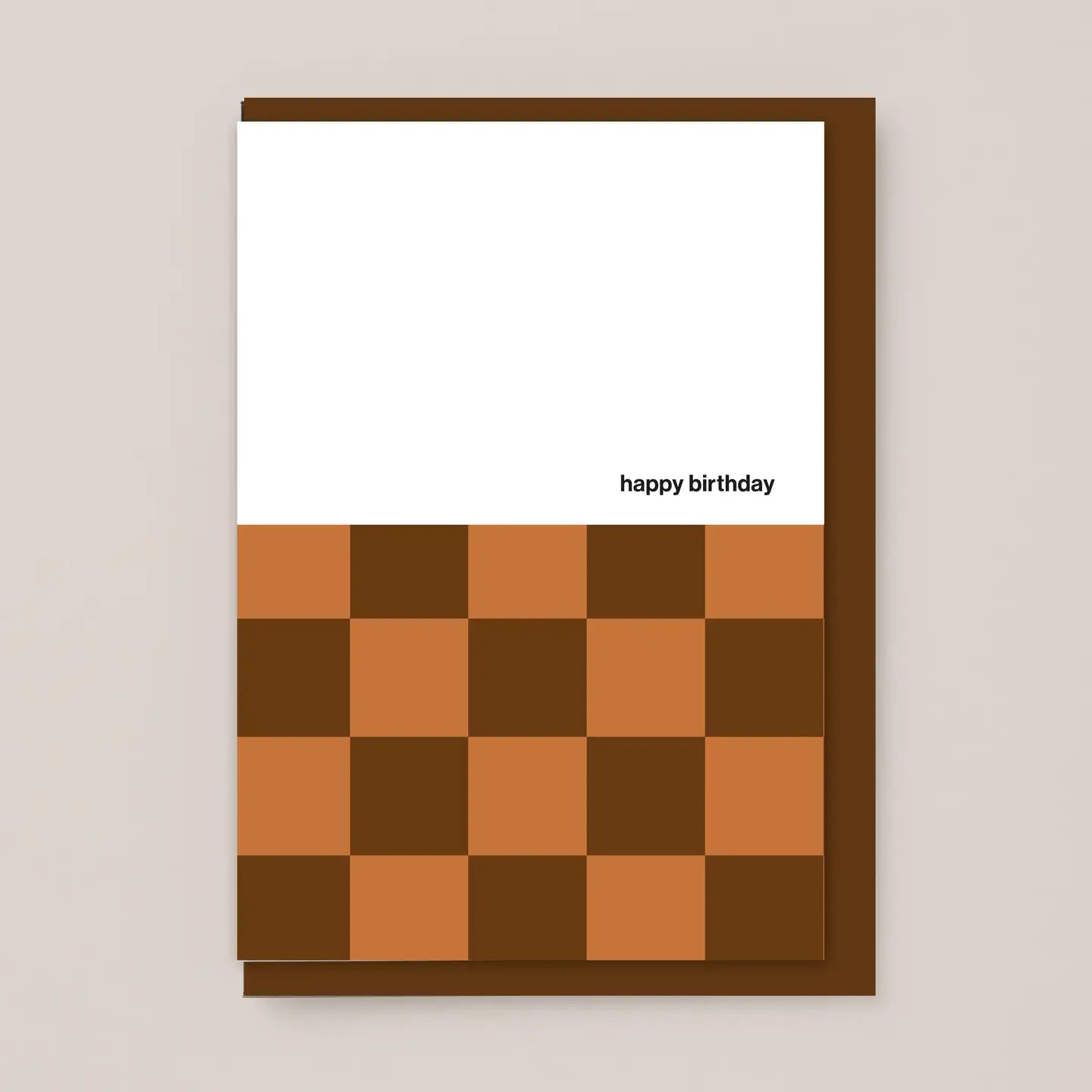 CHEQUERBOARD BIRTHDAY | CARD BY KINSHIPPED - OTHERLETTERS