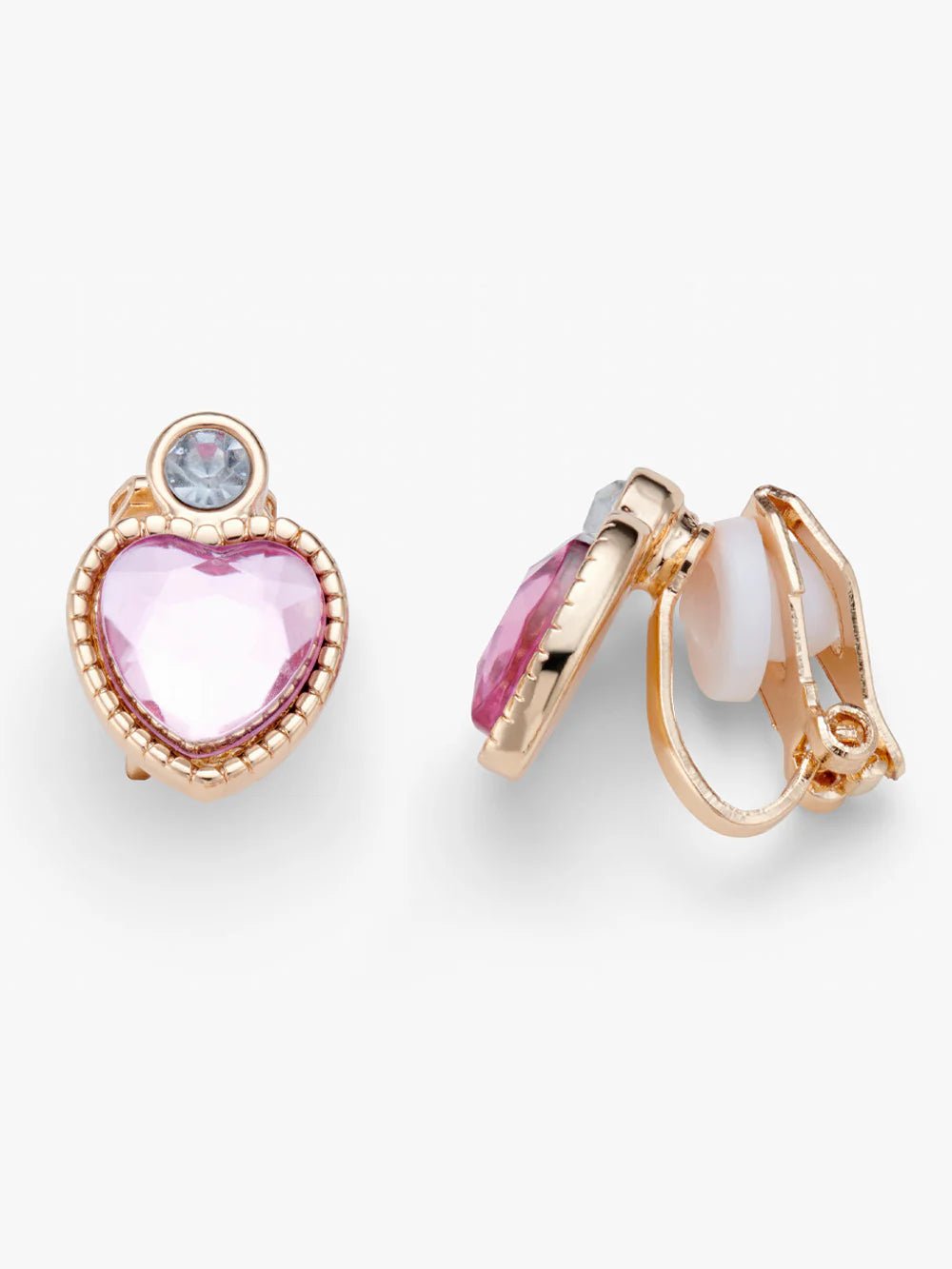 CLIP ON EARRINGS 2 PAIRS GEM AND CAT - OTHERLETTERS