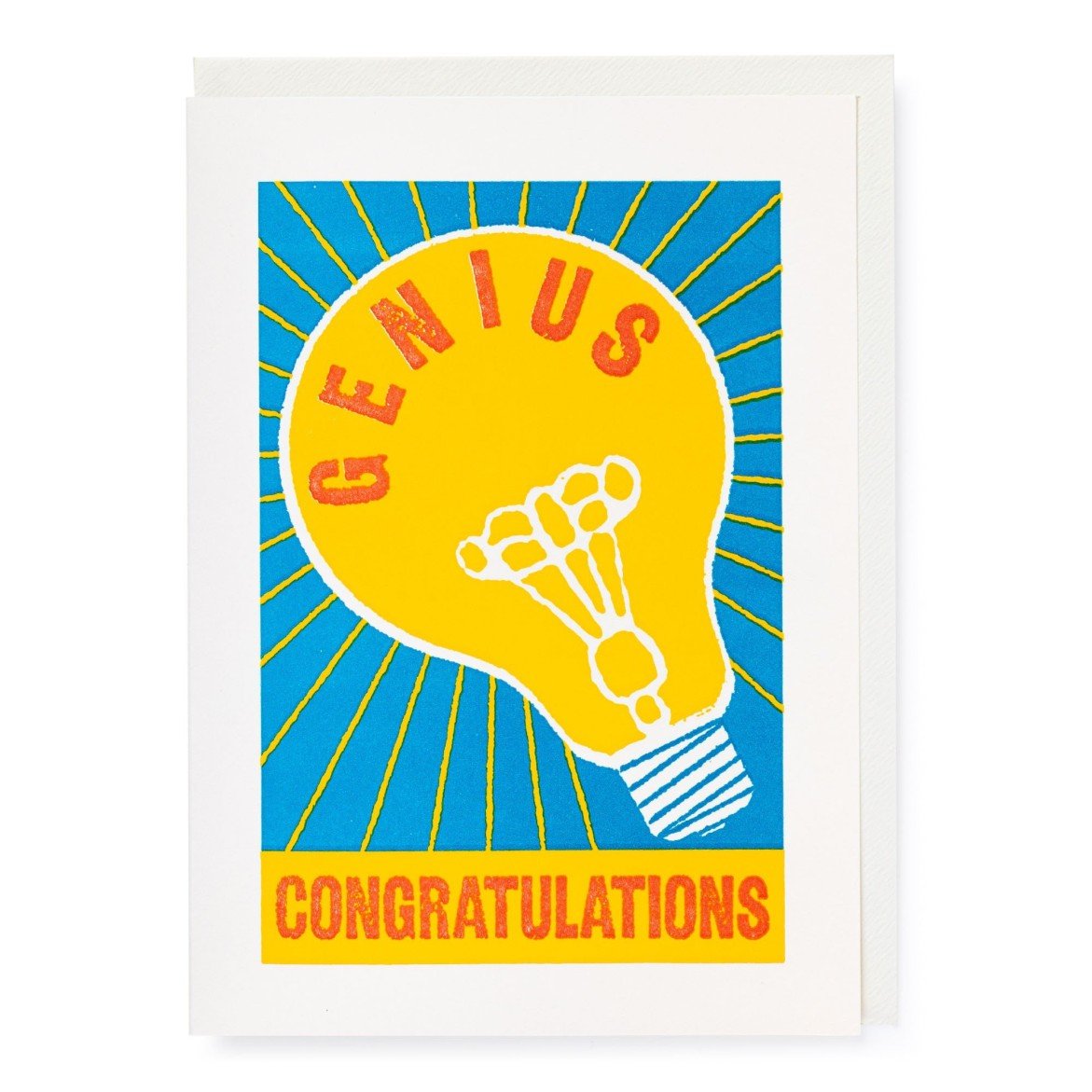 CONGRATULATIONS GENIUS | CARD BY ARCHIVIST - OTHERLETTERS