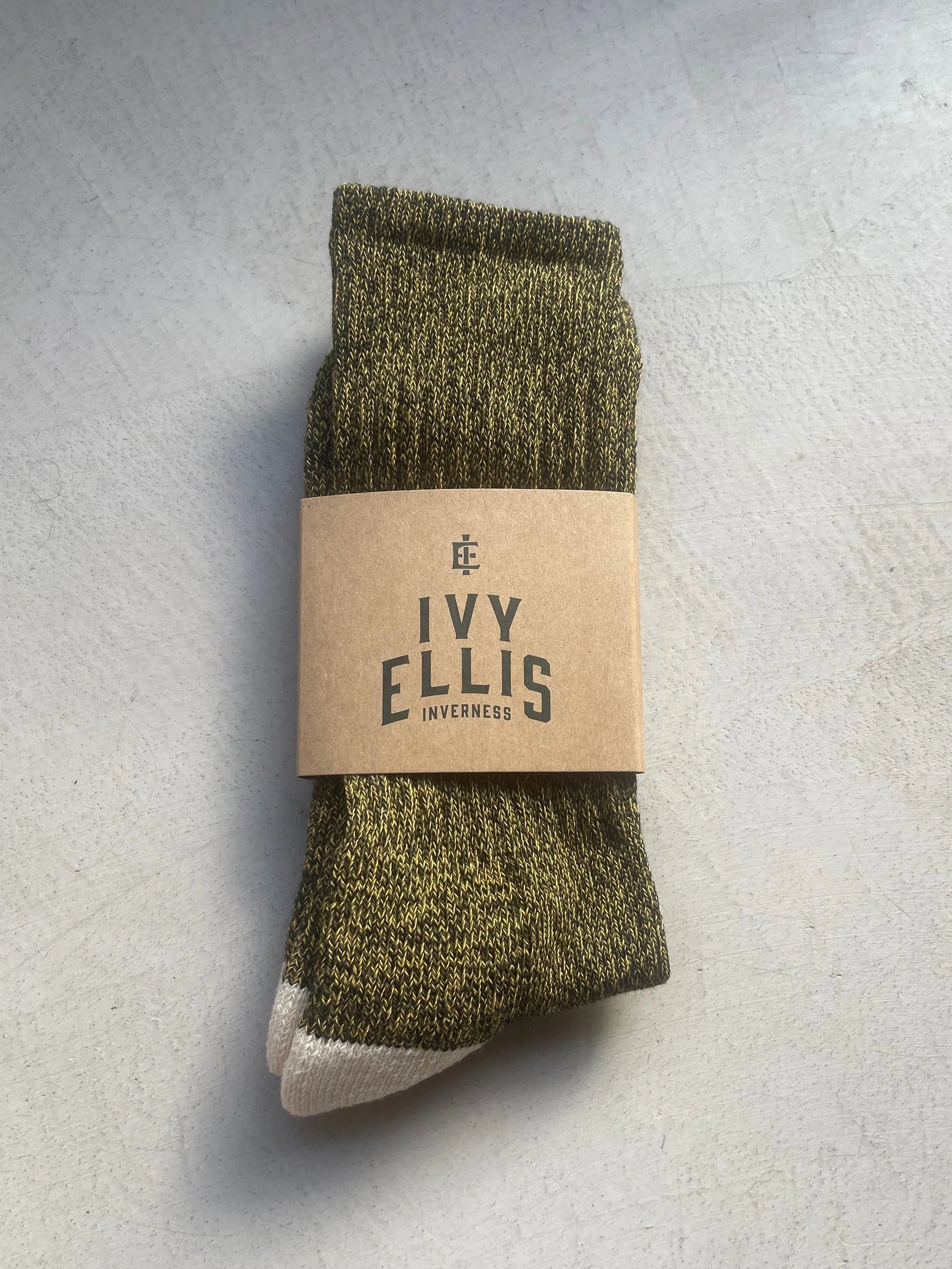 THE CREEK MENS CREW LENGHT SOCKS BY IVY ELLIS - OTHERLETTERS