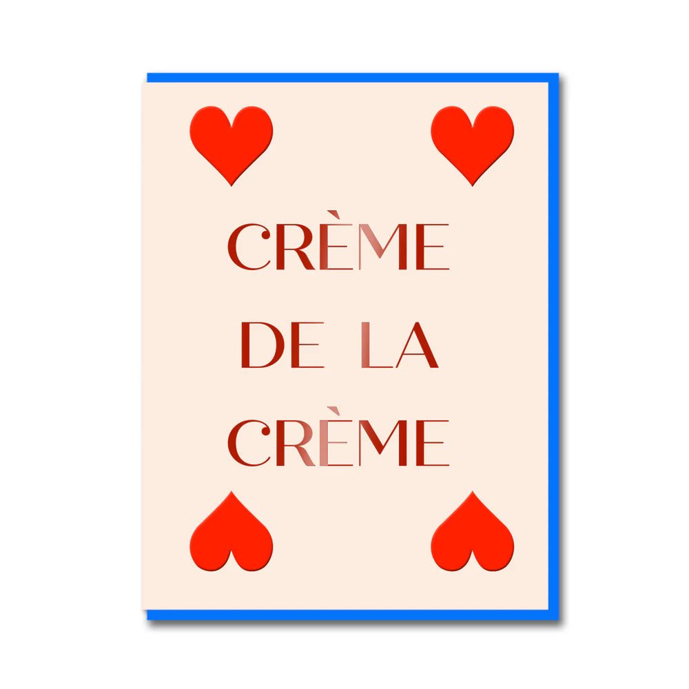 CRÈME DE LA CRÈME | CARD BY 1973 - OTHERLETTERS