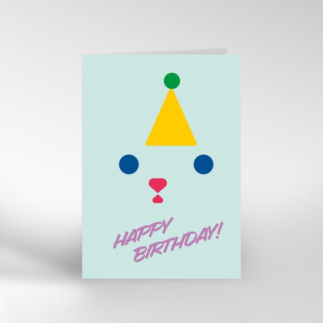 CUTE FACE | CARD BY DICKY BIRD - OTHERLETTERS