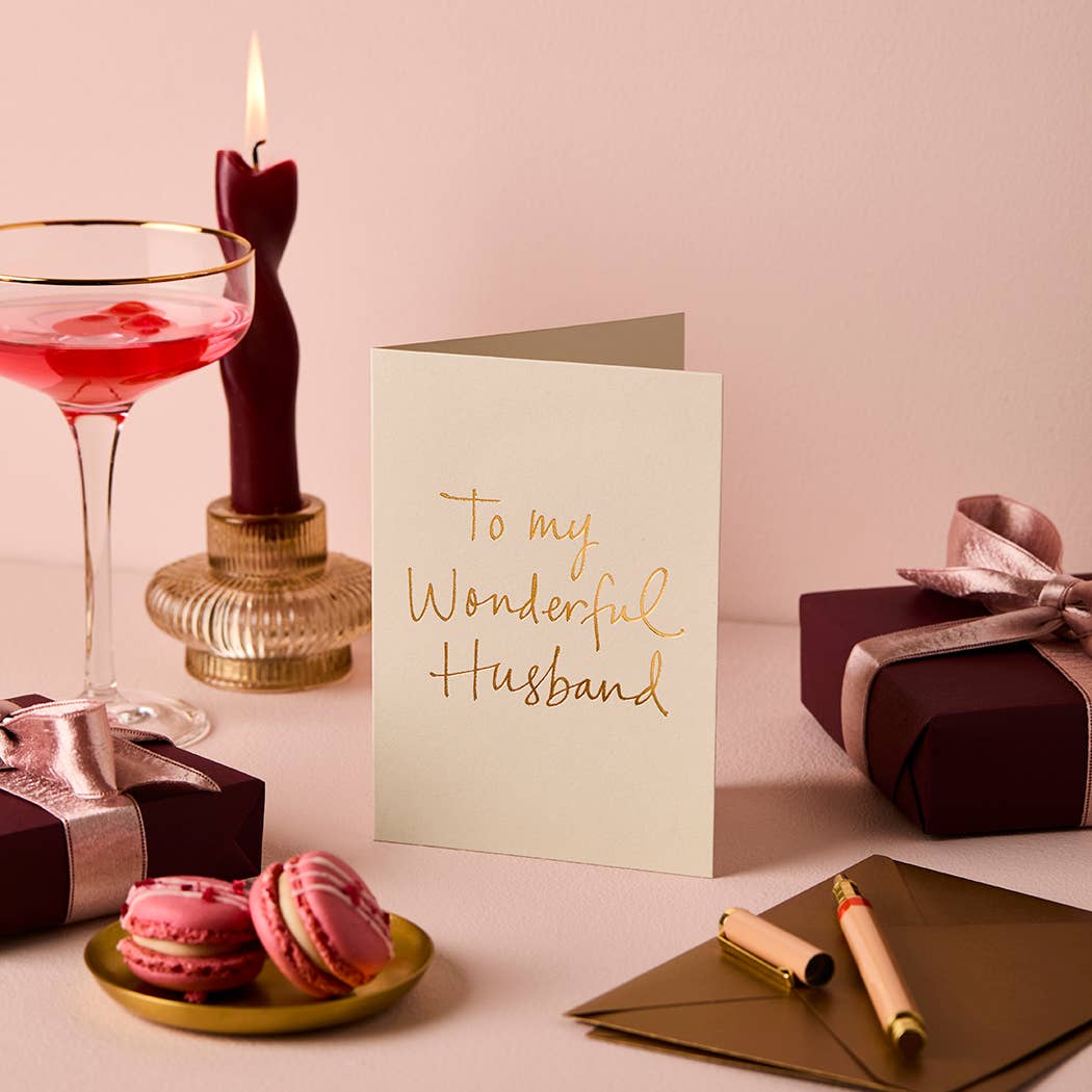 TO MY WONDERFUL HUSBAND (OAT) | CARD BY GABRIELLE & CELINE - OTHERLETTERS