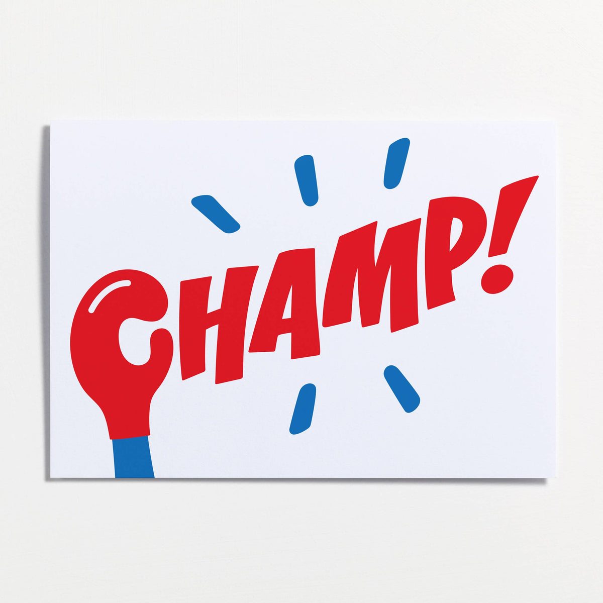 CHAMP! | CARD BY CRISPIN FINN