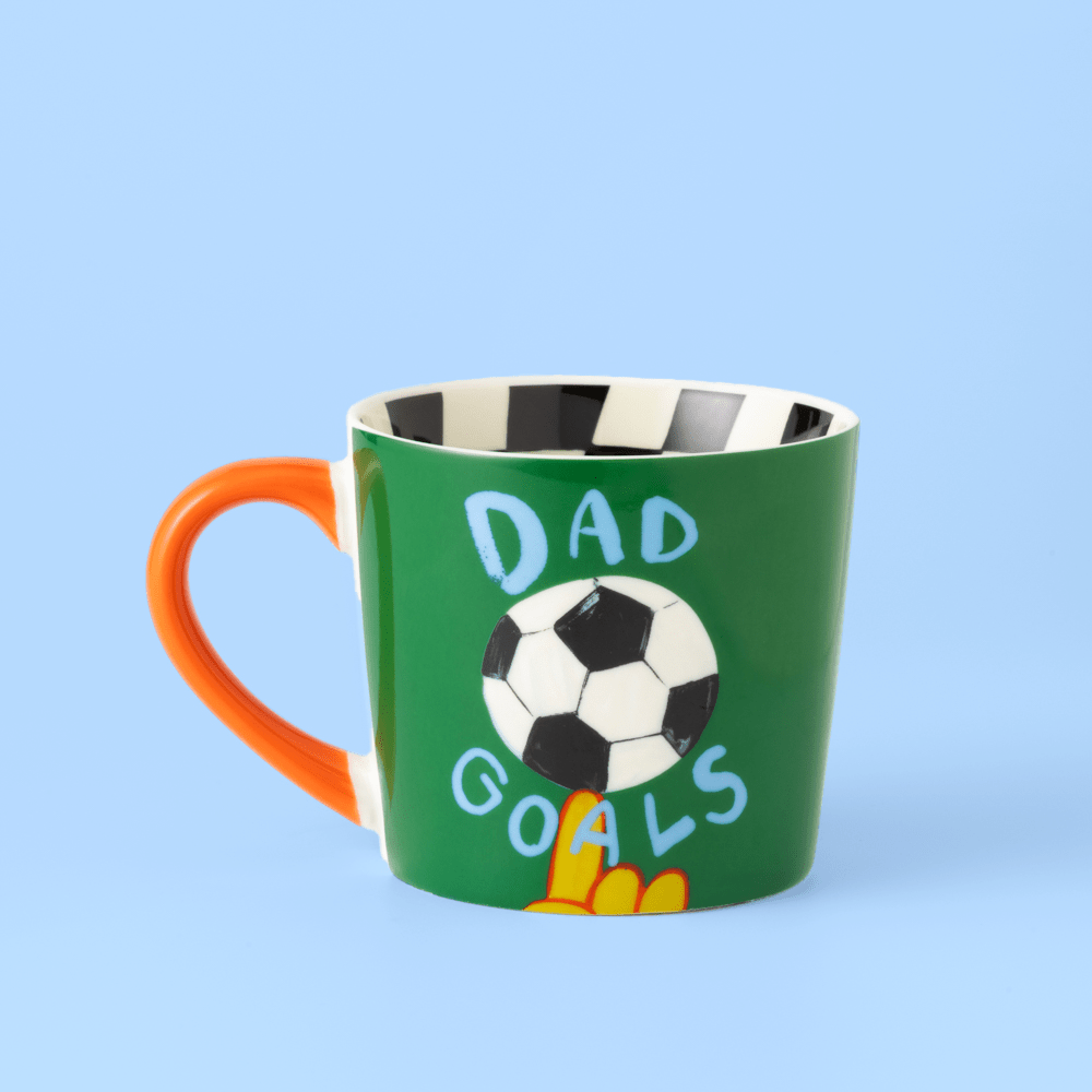 DAD GOALS | MUG BY ELEANOR BOWMER - OTHERLETTERS