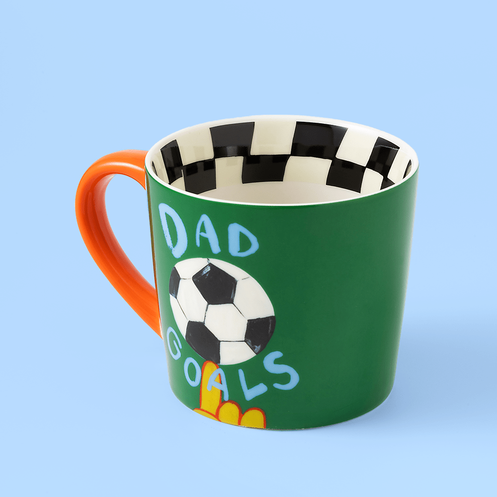 DAD GOALS | MUG BY ELEANOR BOWMER - OTHERLETTERS