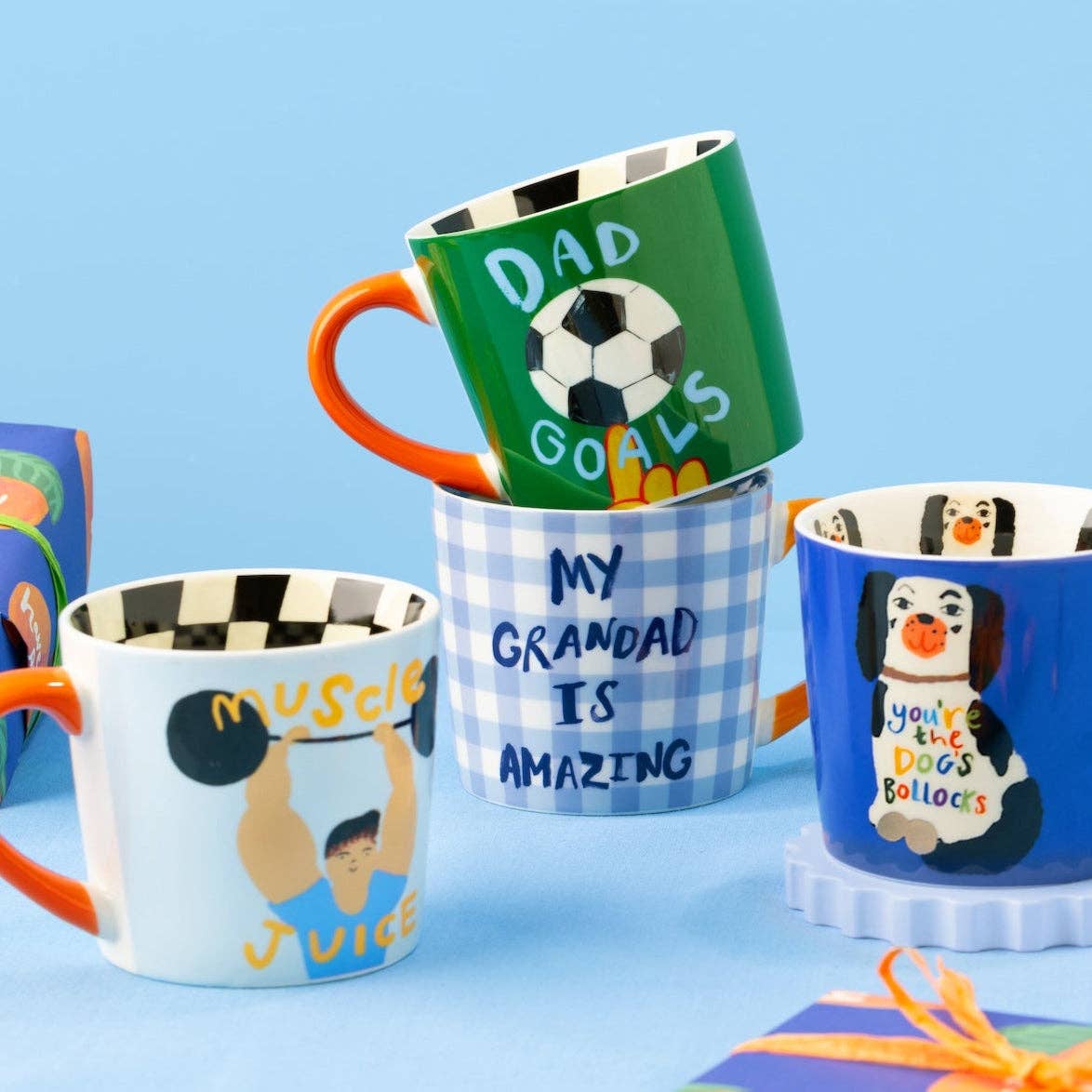 DAD GOALS | MUG BY ELEANOR BOWMER - OTHERLETTERS