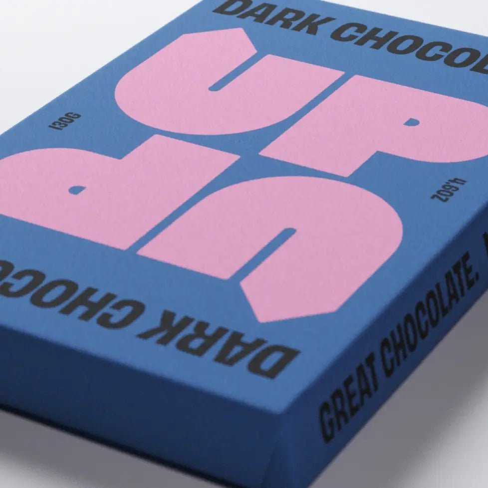 DARK CHOCOLATE BAR BY UP UP 120g - OTHERLETTERS