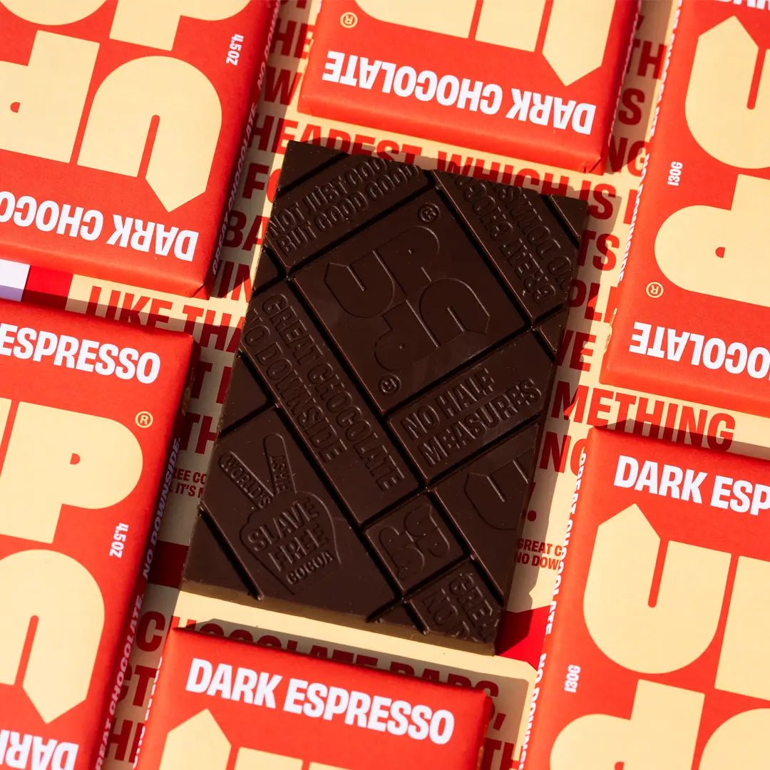 DARK ESPRESSO DARK CHOCOLATE BAR BY UP UP 120g - OTHERLETTERS