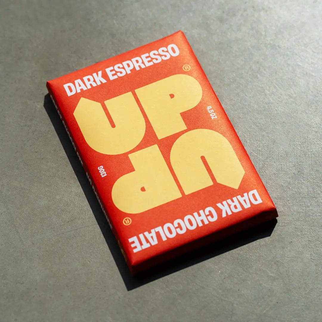 DARK ESPRESSO DARK CHOCOLATE BAR BY UP UP 120g - OTHERLETTERS