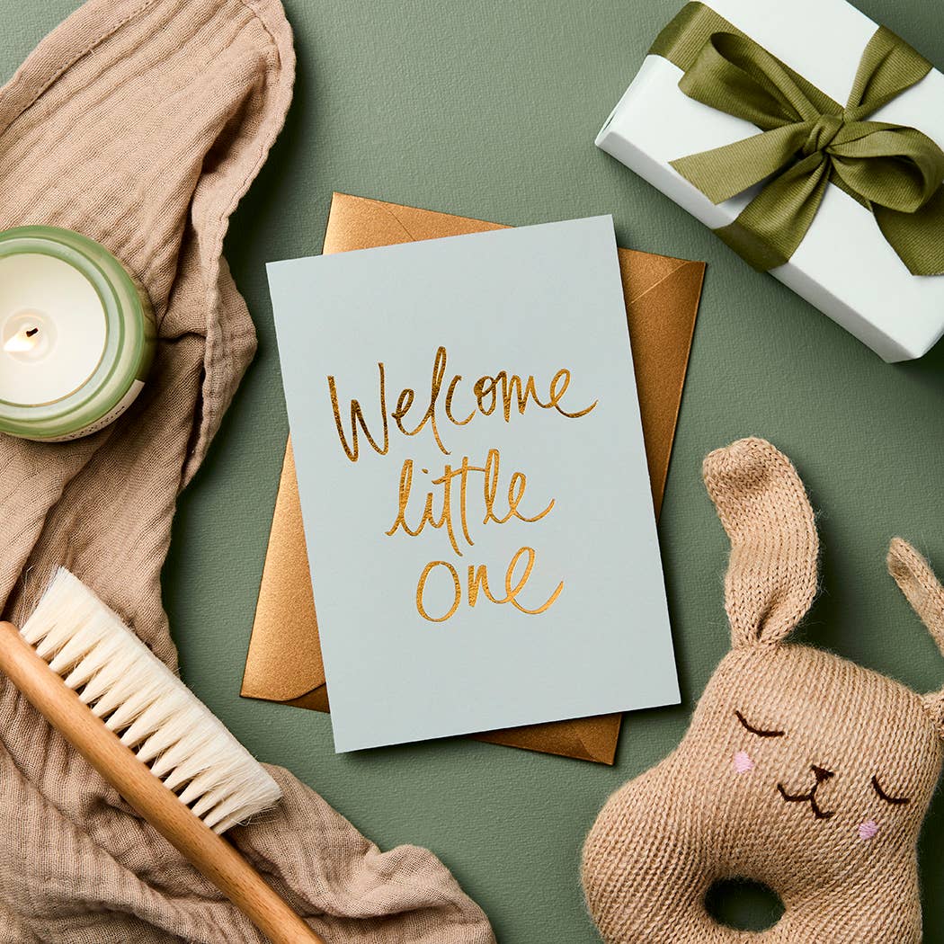 WELCOME LITTLE ONE | CARD BY GABRIELLE & CELINE