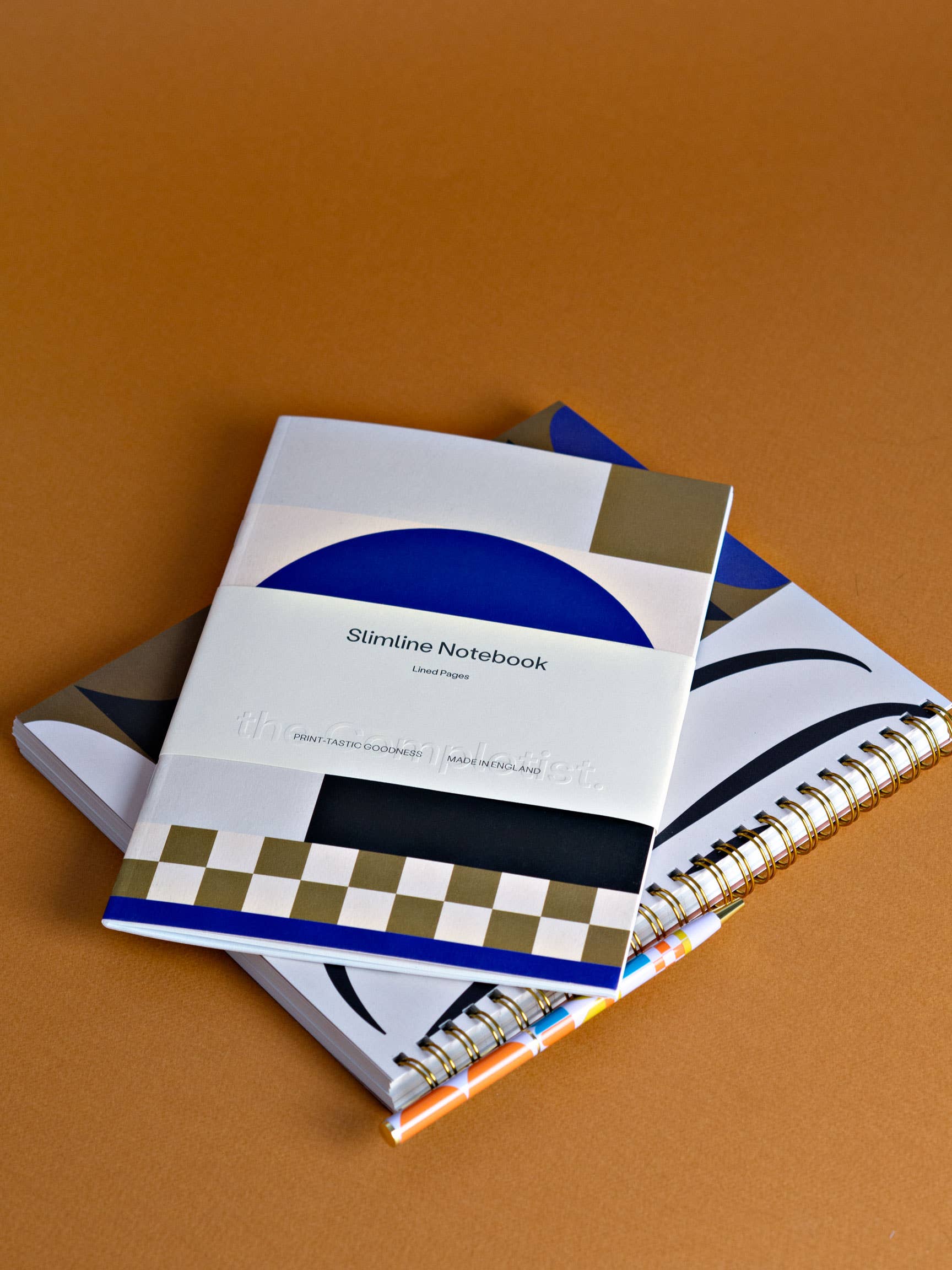 GINGER SLIMLINE NOTEBOOK: LINED - OTHERLETTERS