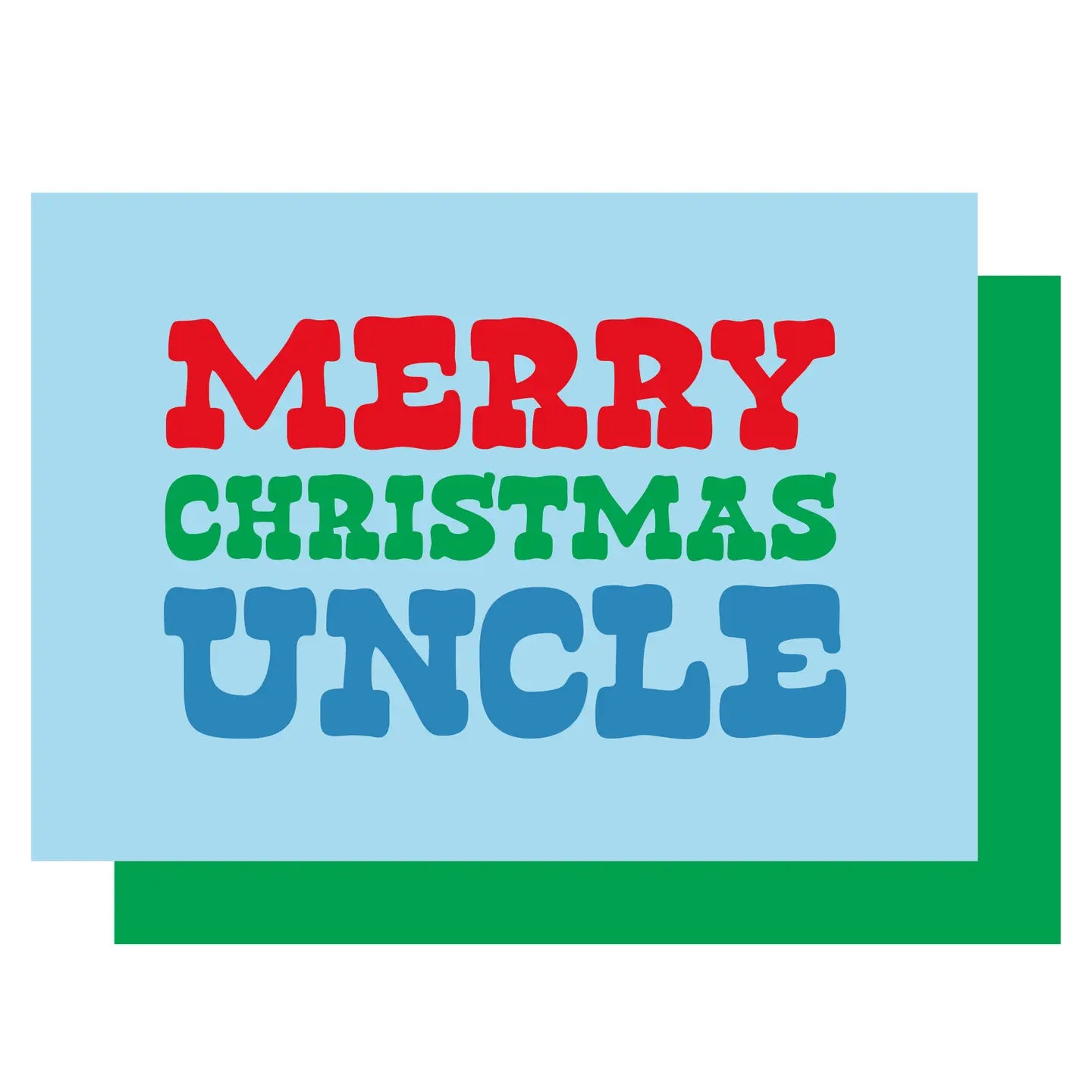 MERRY CHRISTMAS UNCLE | CARD BY LUCKY INK - OTHERLETTERS