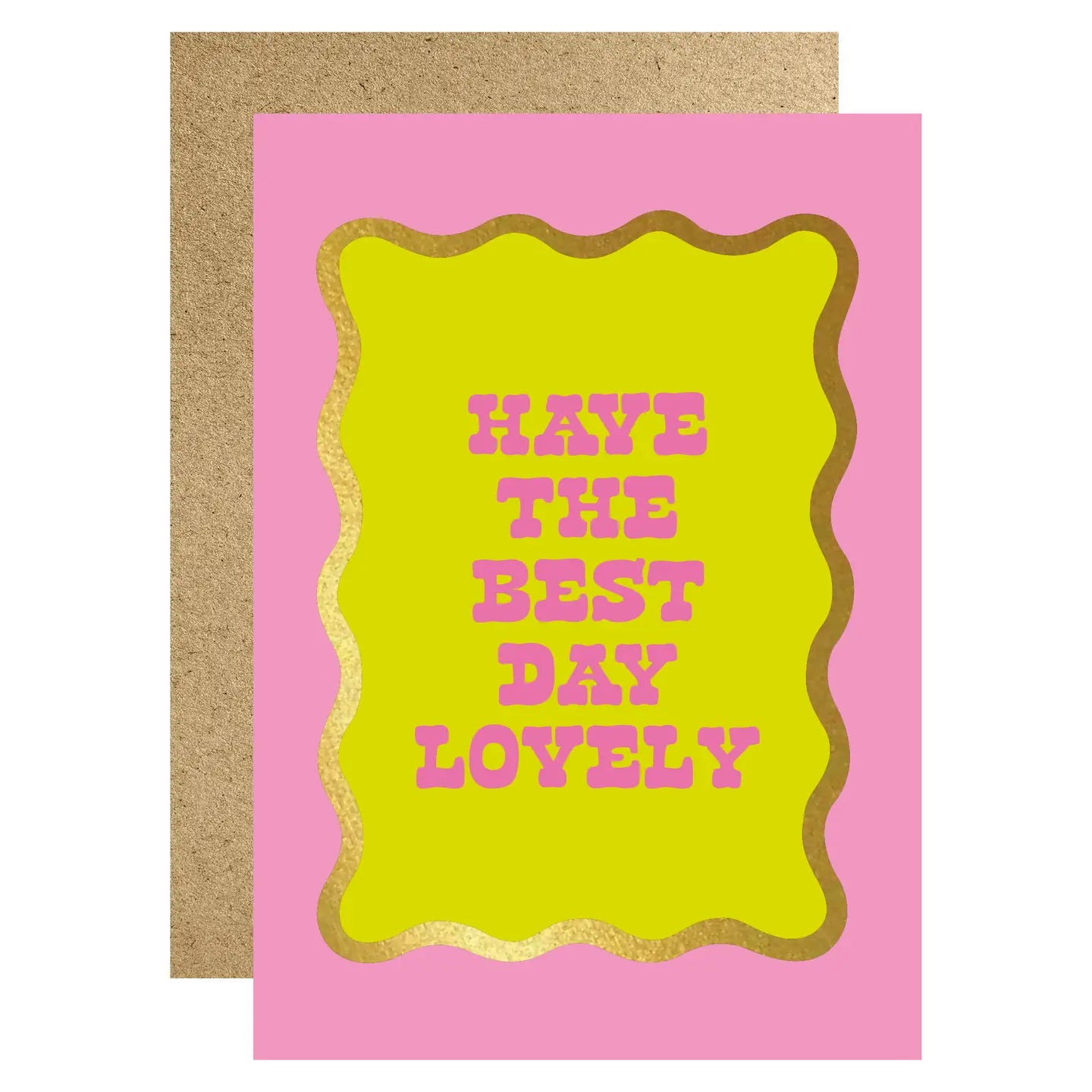 HAVE THE BEST DAY LOVELY SCALLOP | CARD BY LUCKY INK - OTHERLETTERS