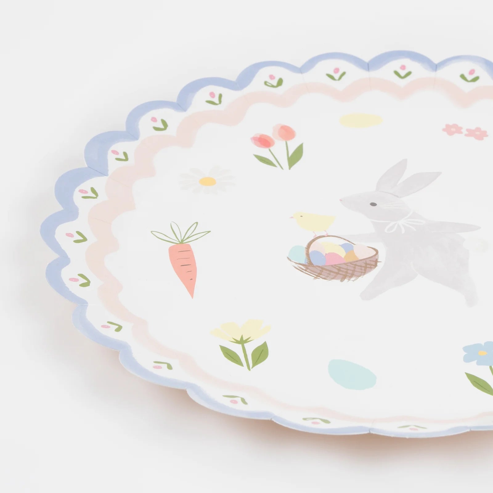EASTER BUNNY ROUND PAPER PLATES - OTHERLETTERS