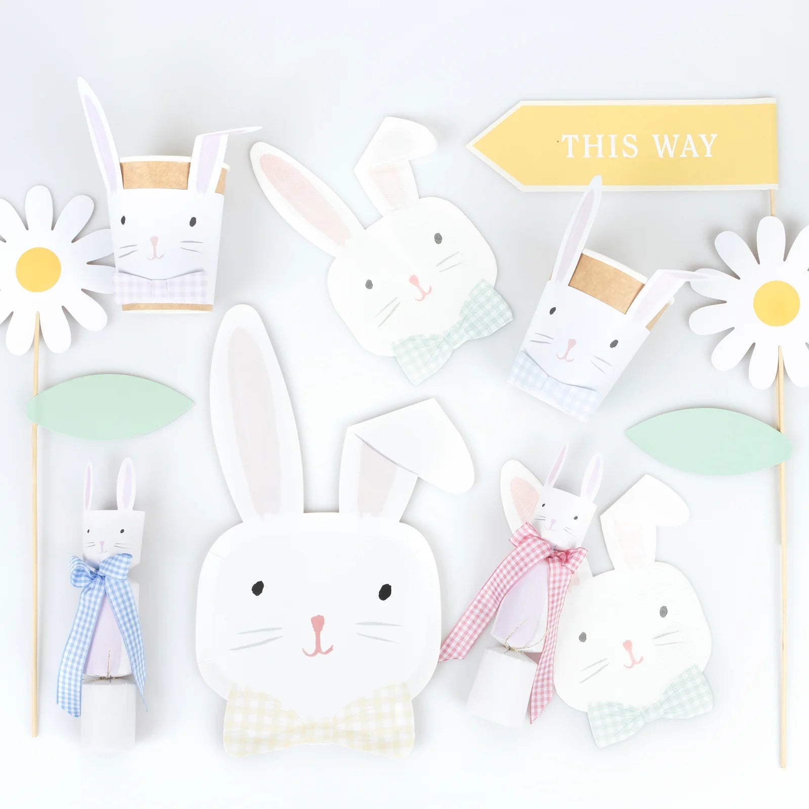 EASTER BUNNY SHAPE NAPKINS - OTHERLETTERS