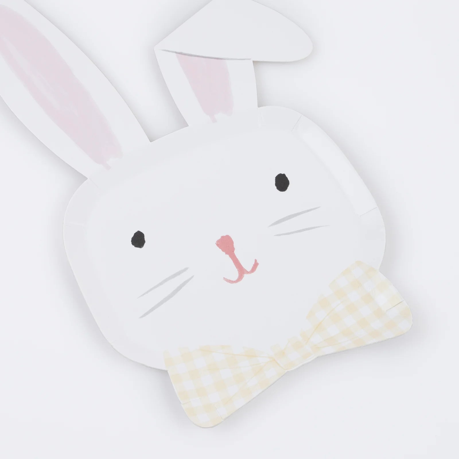 EASTER BUNNY SHAPE PAPER PLATES - OTHERLETTERS