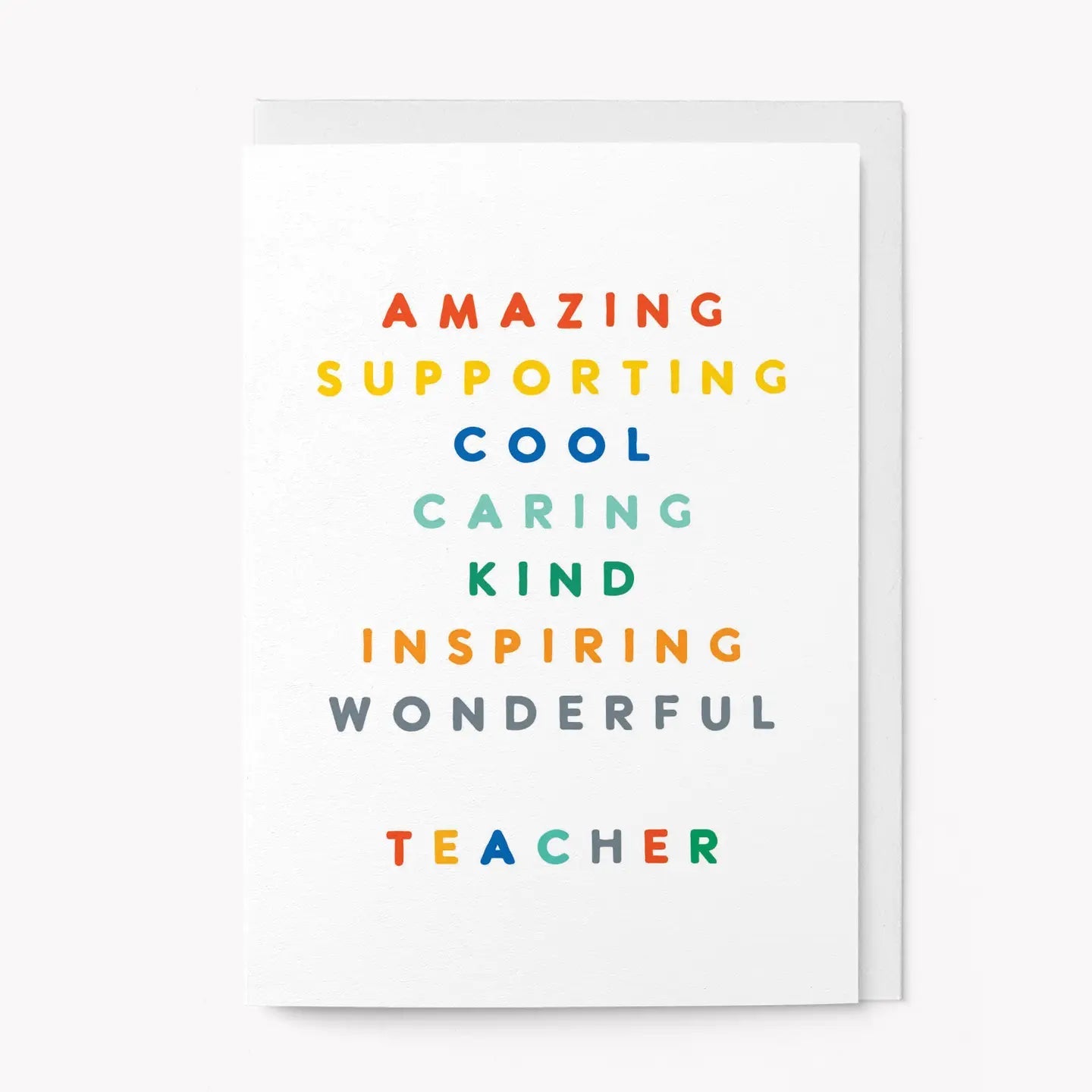 WONDERFUL TEACHER | CARD BY GRAPHIC FACTORY - OTHERLETTERS
