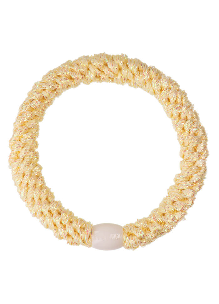 KKNEKKI HAIRBAND | LIGHT YELLOW GLITTER