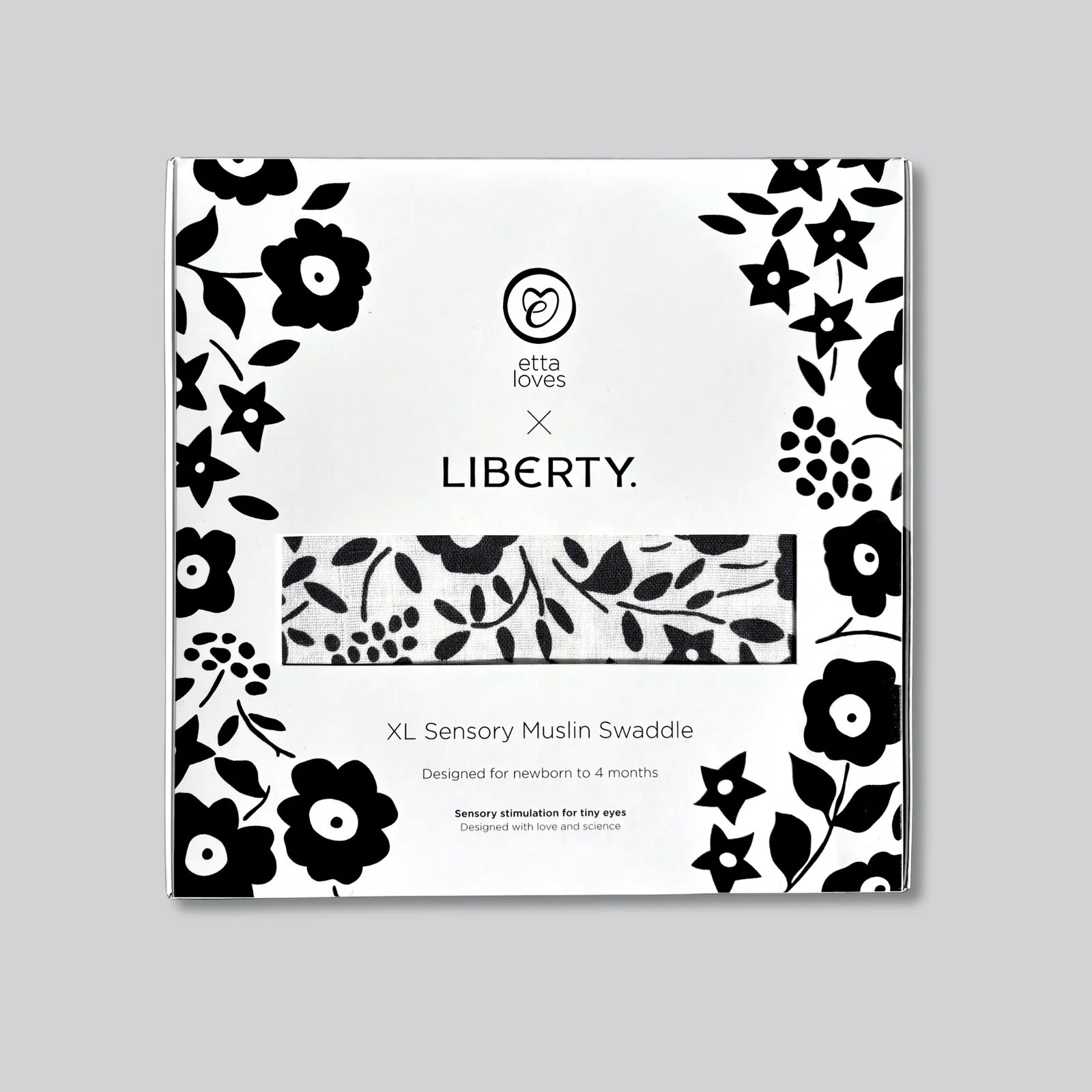 ETTA LOVES X LIBERTY SENSORY XL MUSLIN SWADDLE