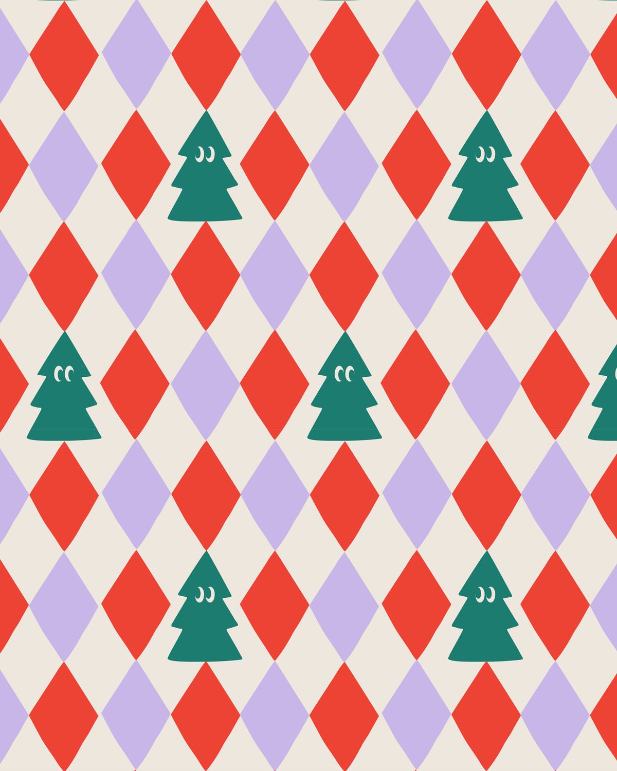 EYES CHRISTMAS TREE PAPER BAG | SMALL - OTHERLETTERS