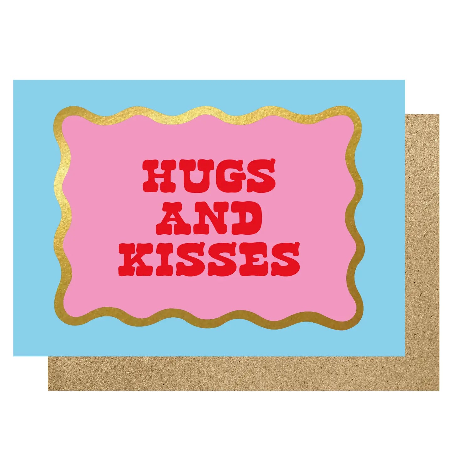 HUGS AND KISSES SCALLOP | CARD BY LUCKY INK - OTHERLETTERS