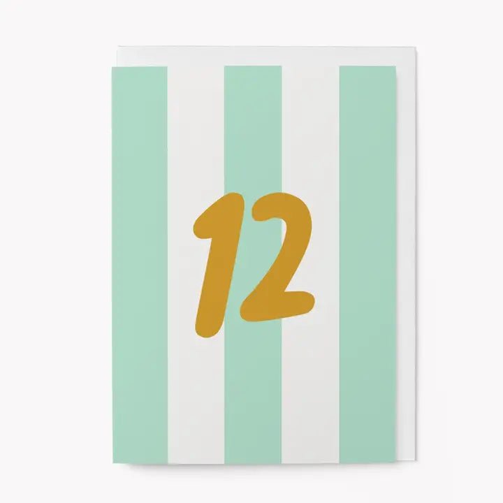 AGE 12 | CARD BY GRAPHIC FACTORY - OTHERLETTERS
