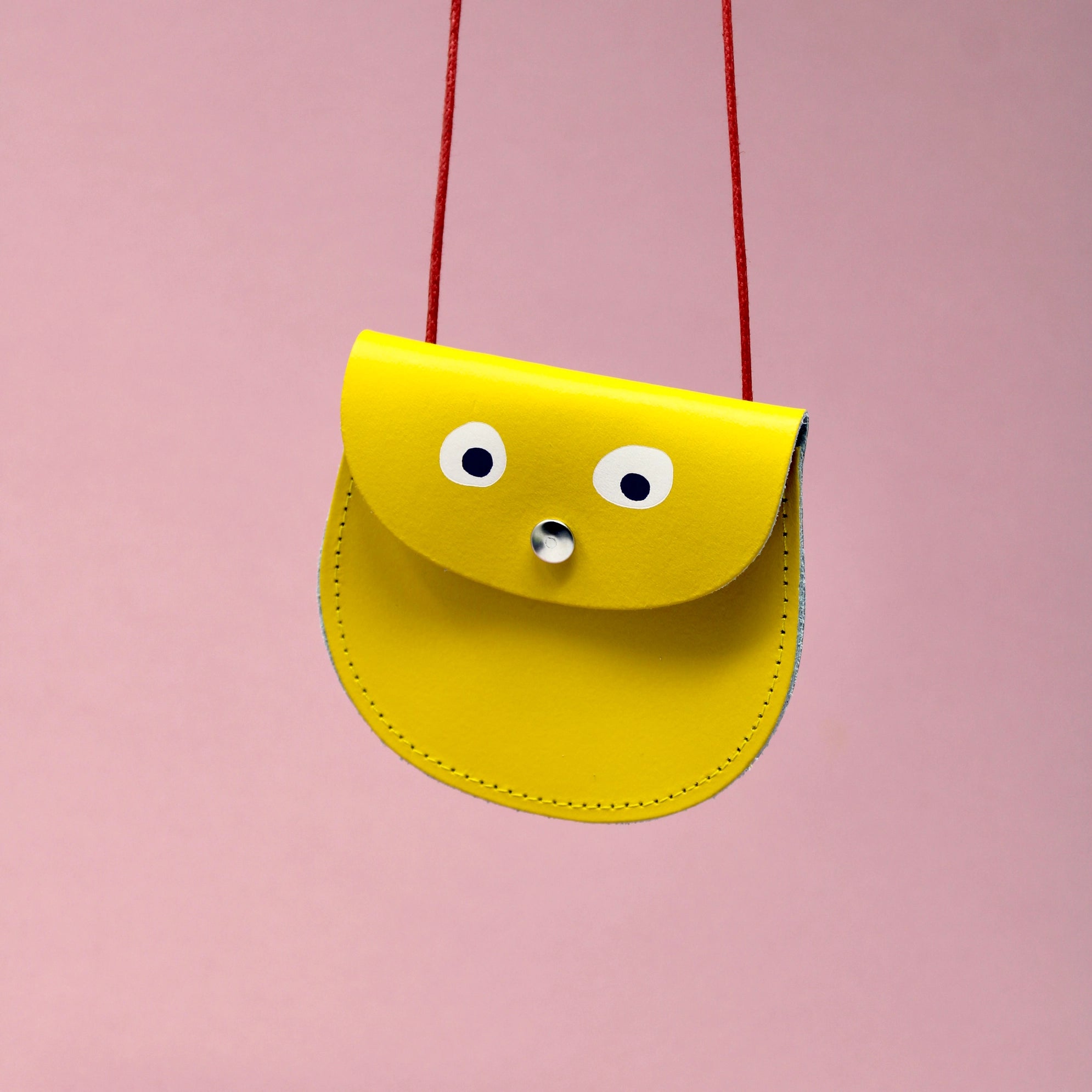 GOOGLY EYE POCKET MONEY BAG | YELLOW