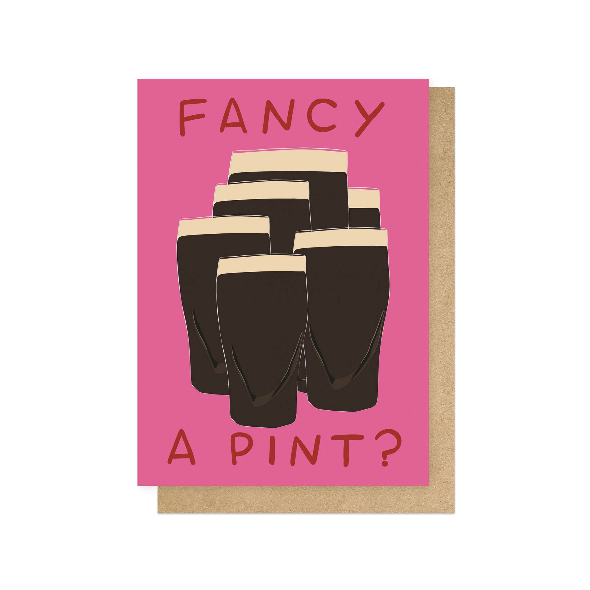 FANCY A PINT | CARD BY EAST END PRINTS - OTHERLETTERS