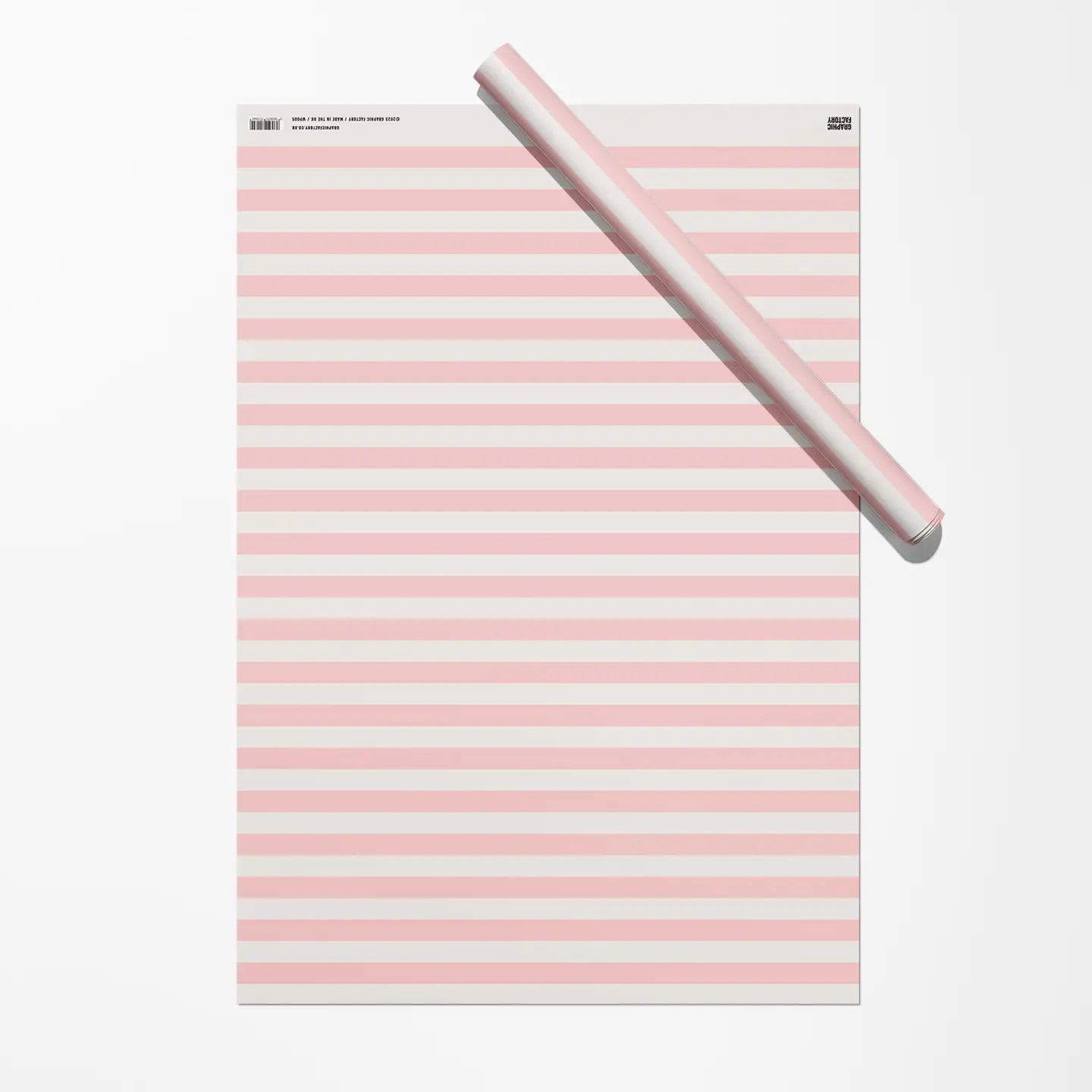PINK & WHITE STRIP WRAP | WRAP BY GRAPHIC FACTORY - OTHERLETTERS