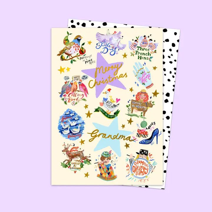 MERRY CHRISTMAS GRANDMA | CARD BY ELEANOR BOWMER - OTHERLETTERS