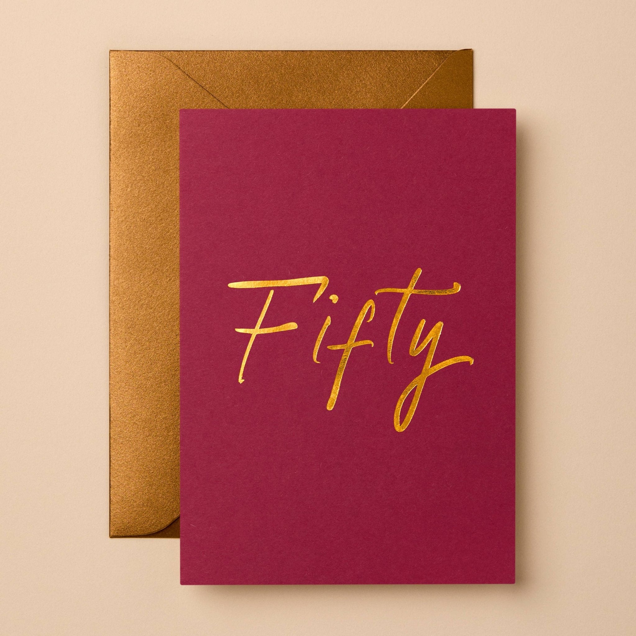 FIFTY | CARD BY GABRIELLE & CELINE - OTHERLETTERS