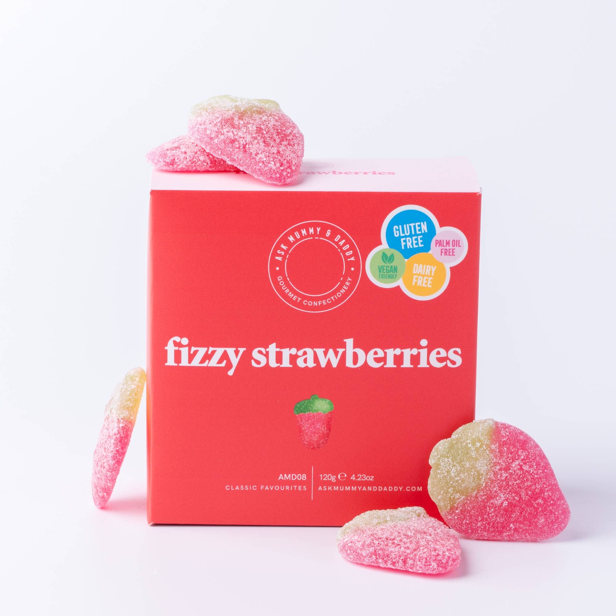 FIZZY STRAWBERRIES GIFTBOX - OTHERLETTERS