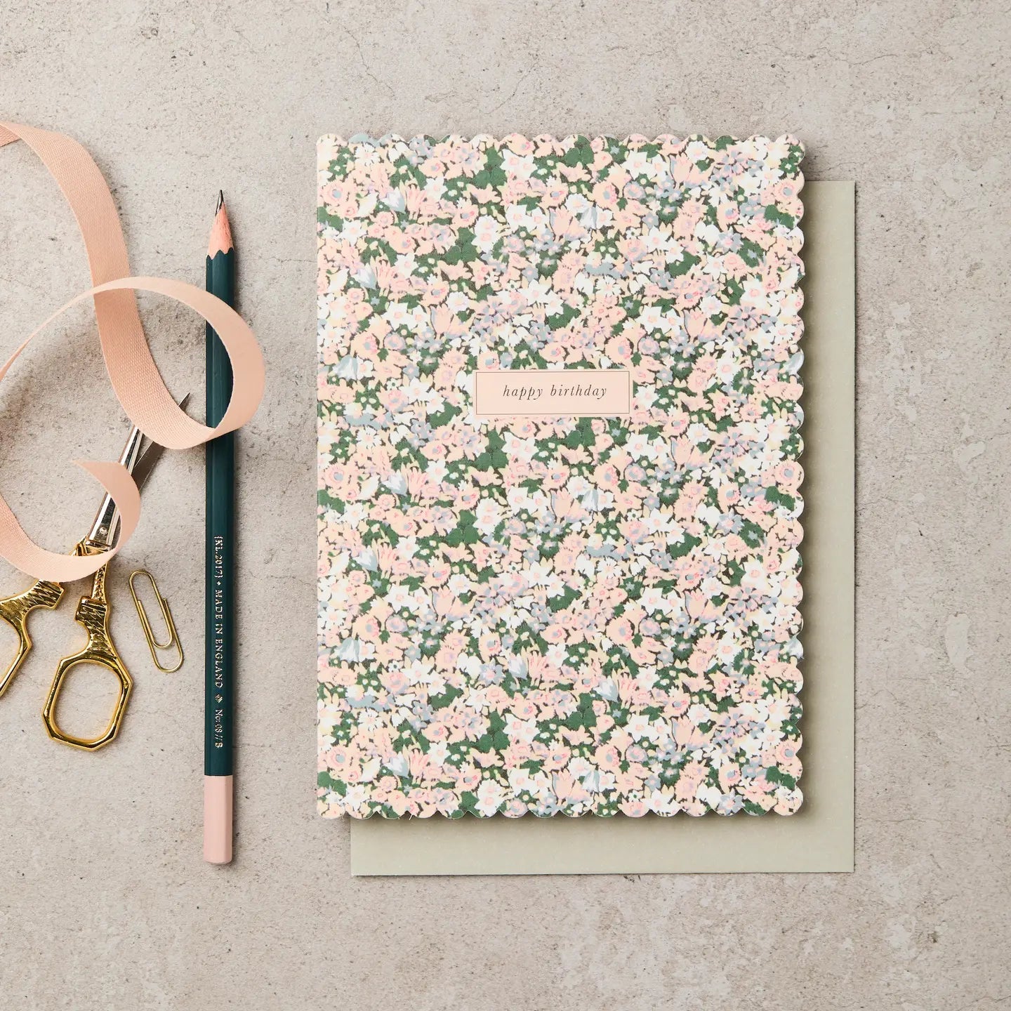 FLORAL HAPPY BIRTHDAY | CARD BY KATIE LEAMON - OTHERLETTERS