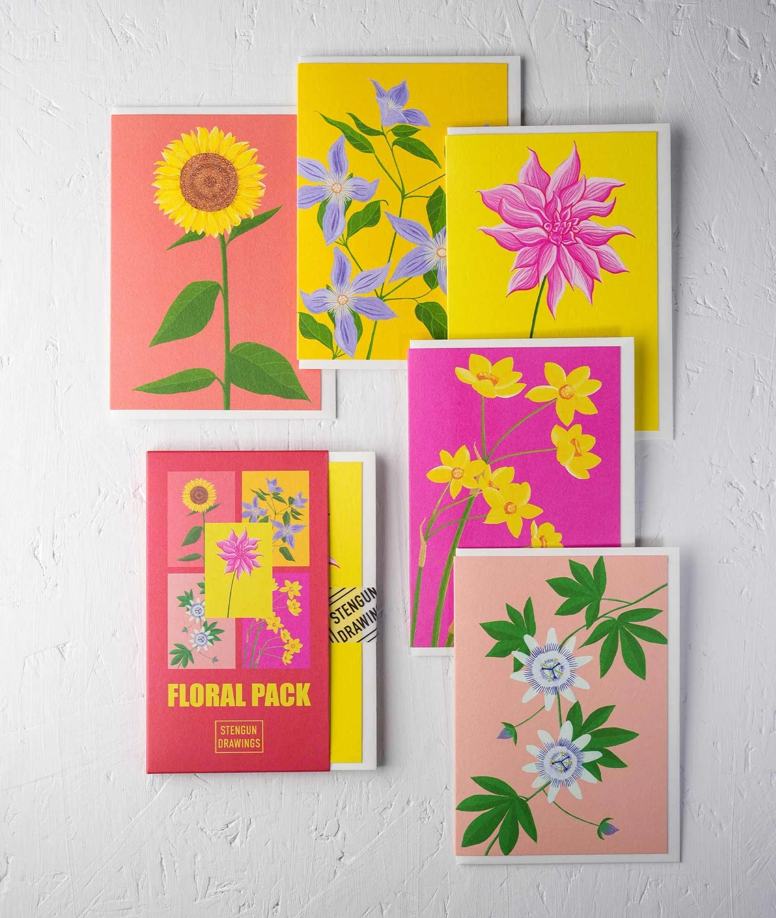 FLORAL PACK | CARDS BY STENGUN - OTHERLETTERS