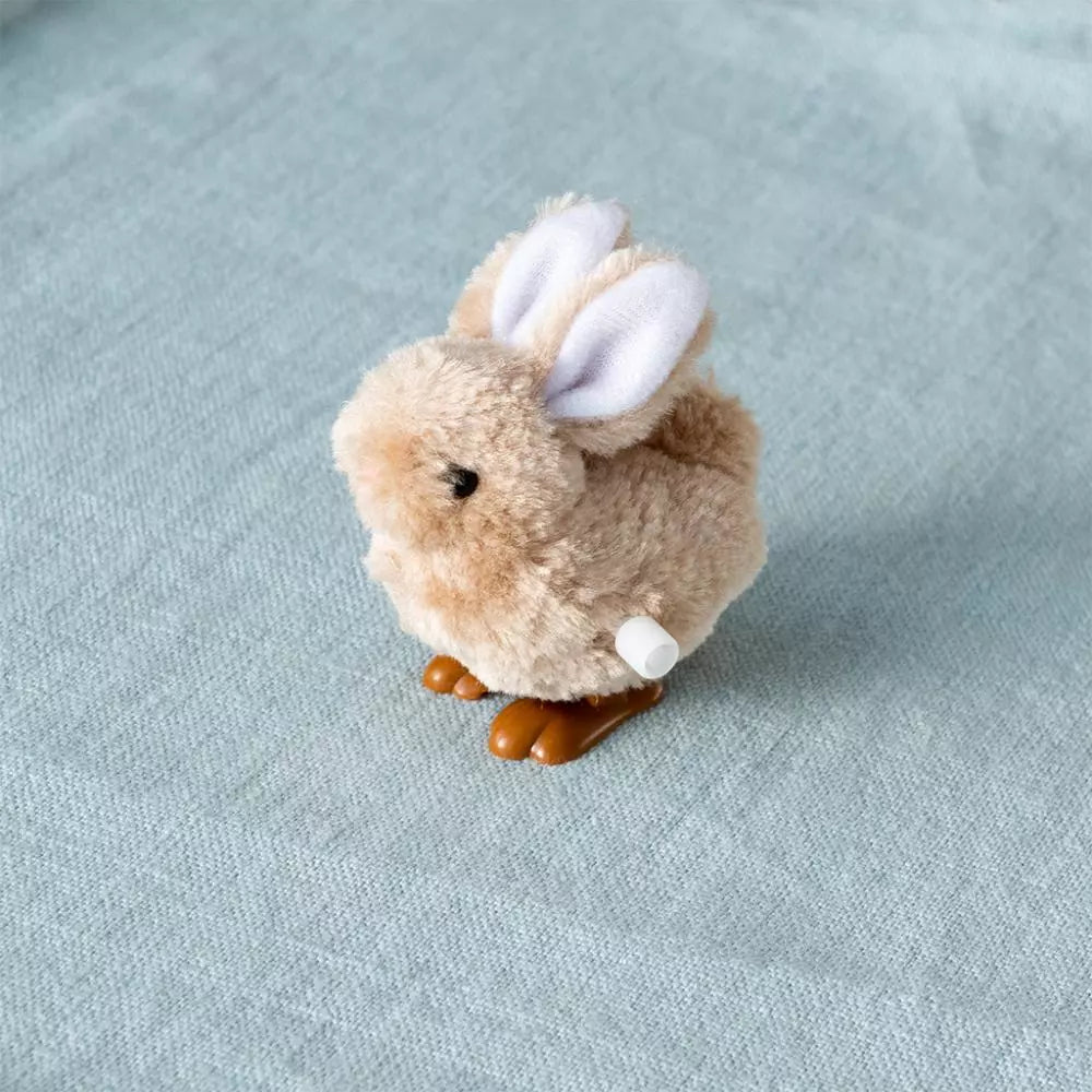 FLUFFY WIND UP TOY BUNNY - OTHERLETTERS