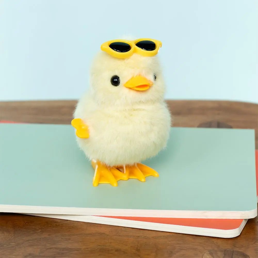 FLUFFY WIND UP TOY DUCK - OTHERLETTERS