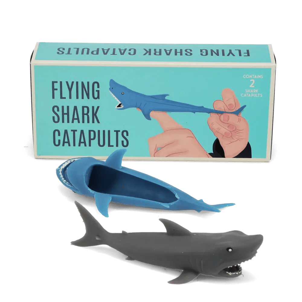 FLYING SHARKS FINGER CATAPULTS (BOX OF 2) - OTHERLETTERS