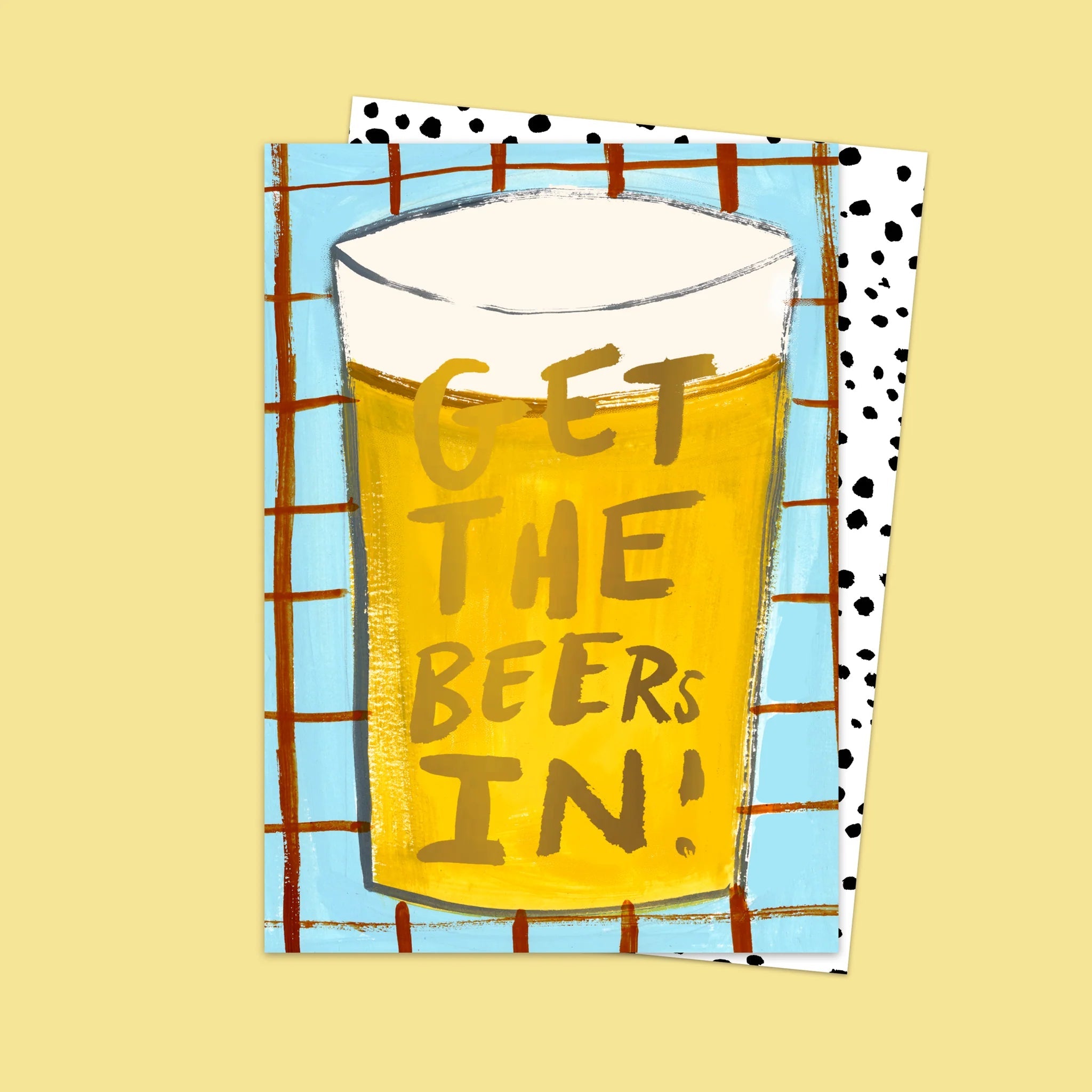 GET THE BEERS IN | CARD BY ELEANOR BOWMER - OTHERLETTERS