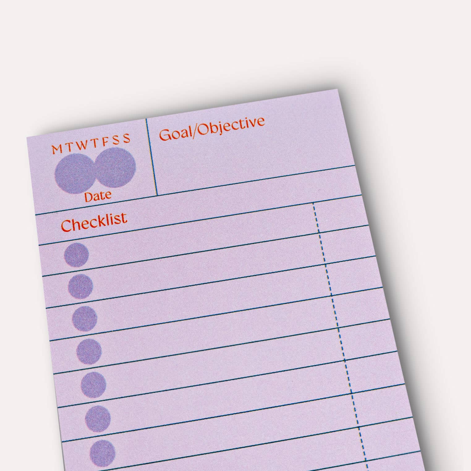 GINGER HABIT CHECKLIST STICKY NOTES - OTHERLETTERS