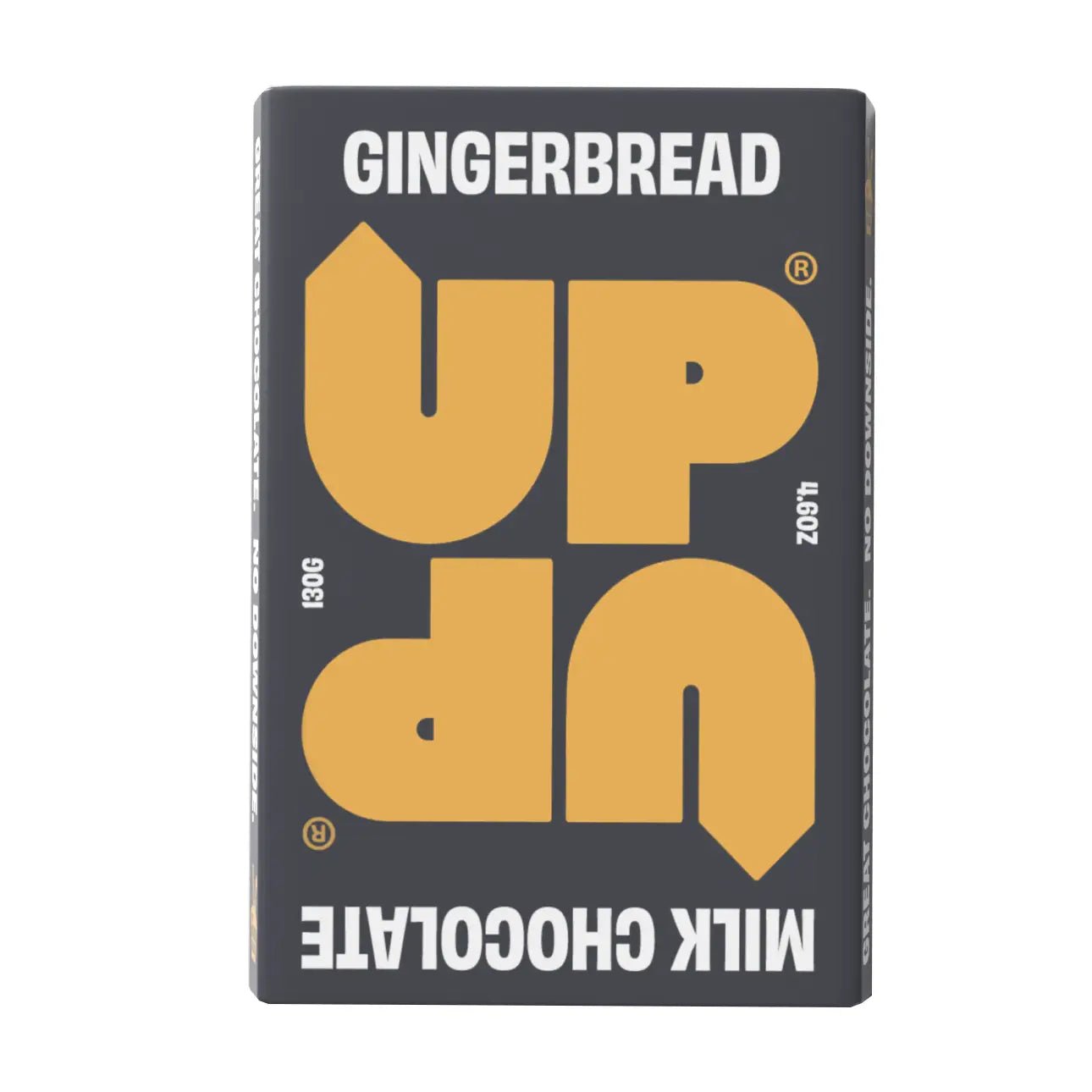 GINGERBREAD MILK CHOCOLATE BAR BY UP UP 120g - OTHERLETTERS
