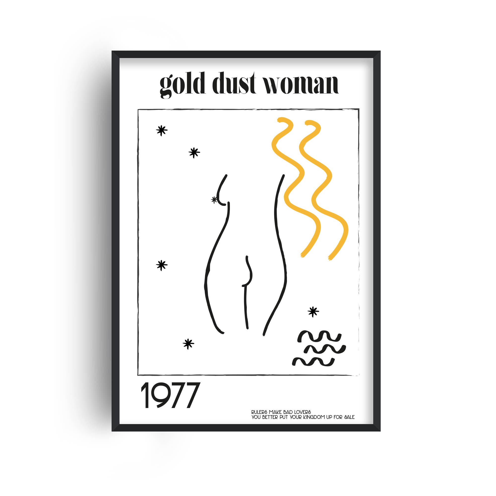 GOLD DUST WOMAN A4 PRINT | FANCLUB PRINTS| - OTHERLETTERS
