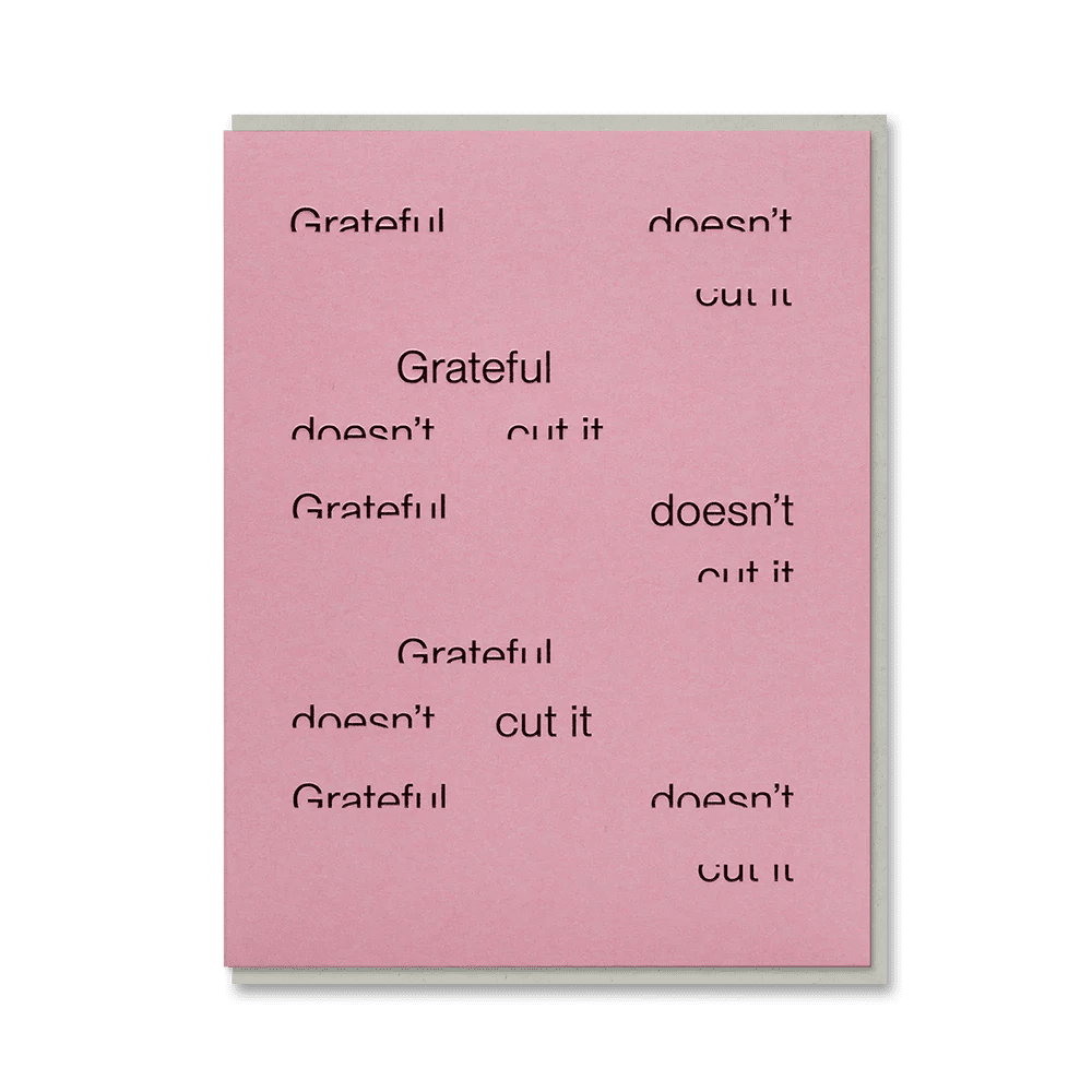 GRATEFUL | CARD BY 1973 - OTHERLETTERS